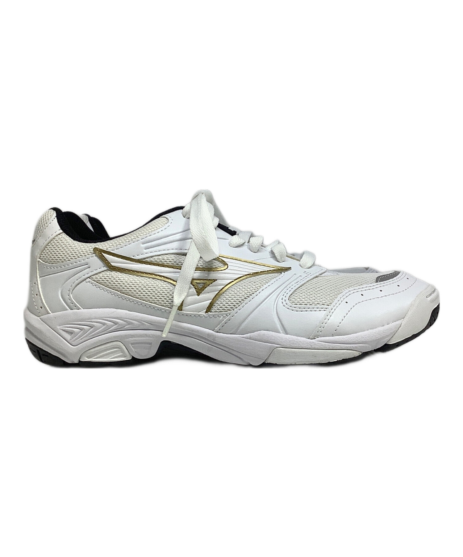 中古・古着通販】MIZUNO (ミズノ) シューズ ホワイト サイズ:25.5cm