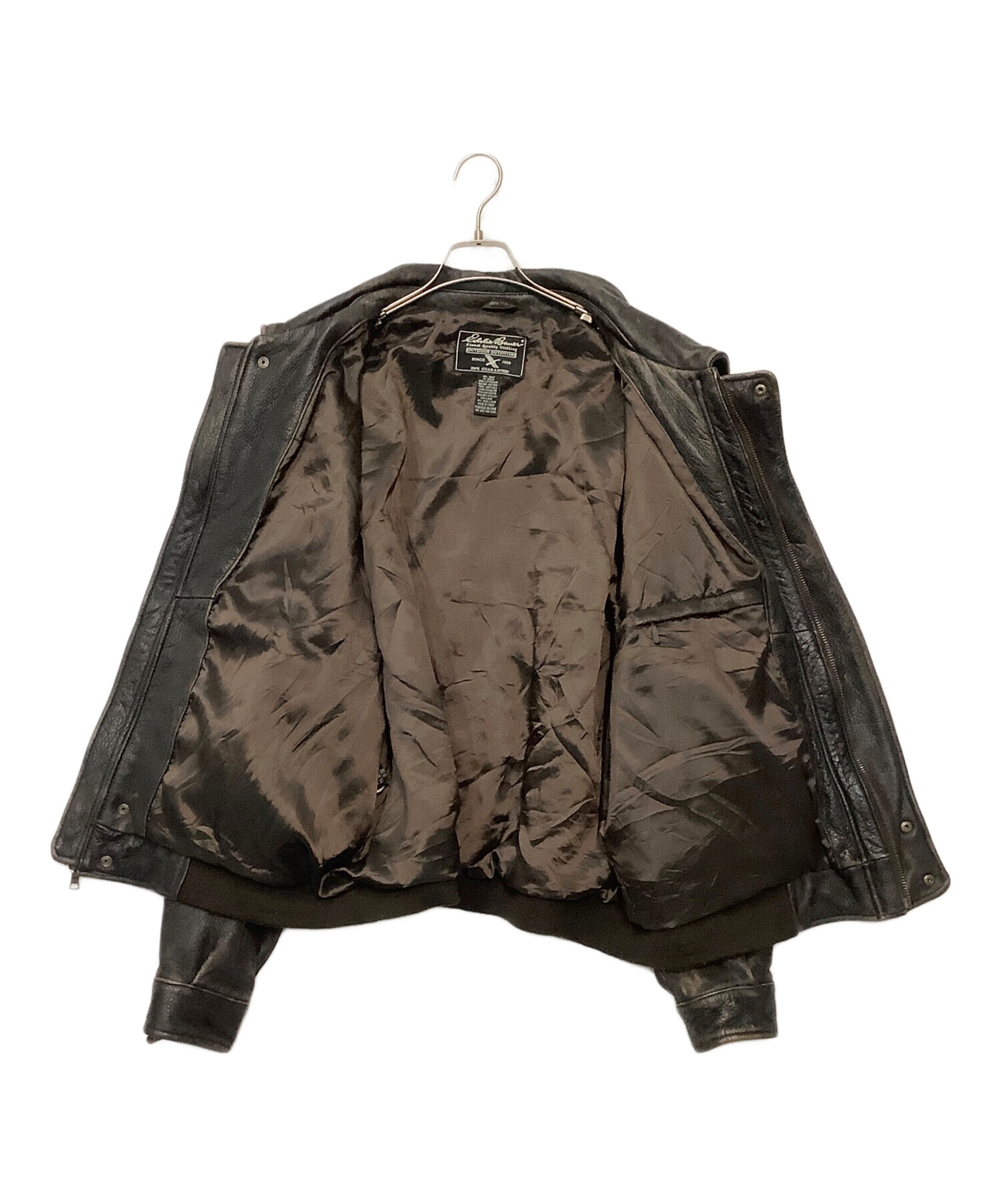 中古・古着通販】Eddie Bauer (エディーバウアー) レザージャケット