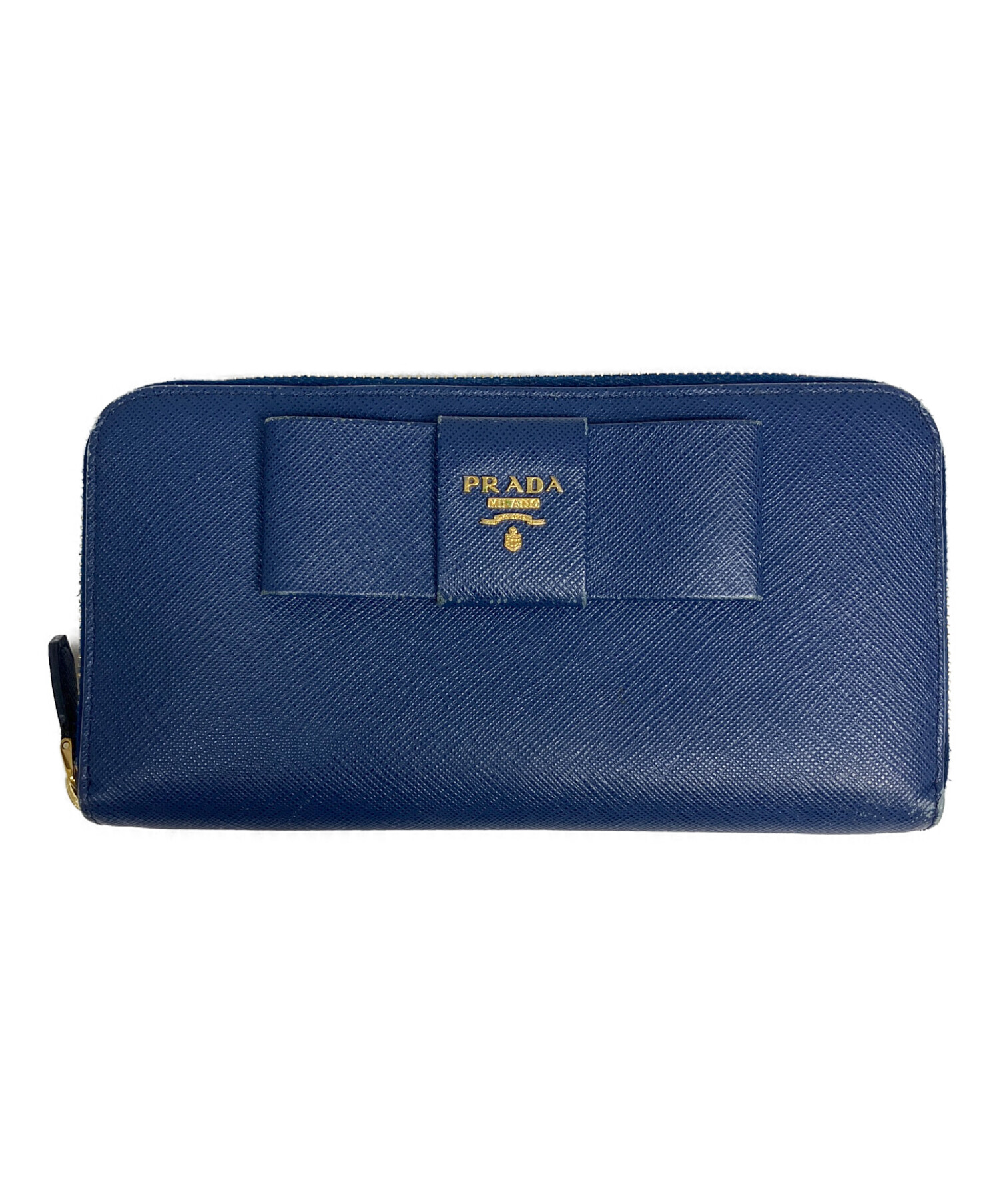 中古・古着通販】PRADA (プラダ) 長財布 ブルー｜ブランド・古着通販