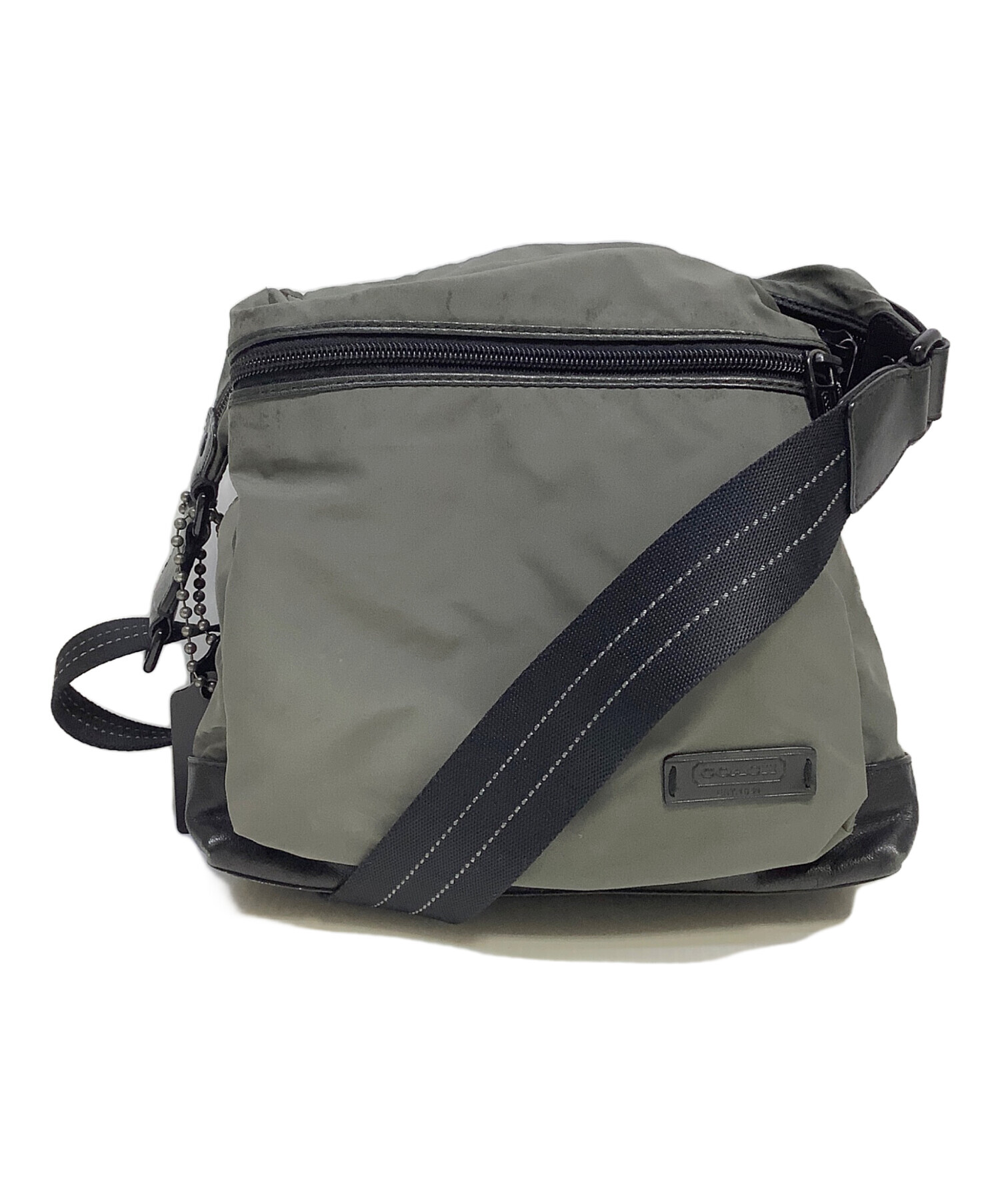 中古・古着通販】COACH (コーチ) ワンショルダーバッグ カーキ 