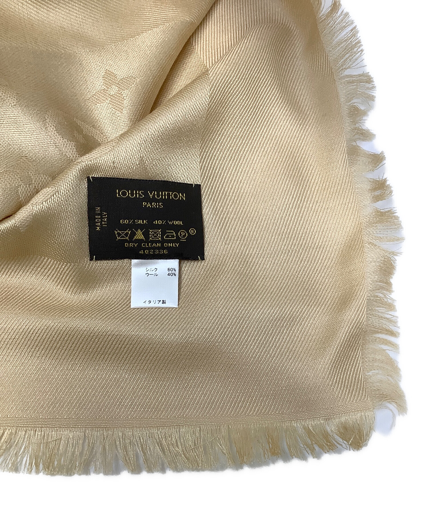 中古・古着通販】LOUIS VUITTON (ルイ ヴィトン) ショール ベージュ