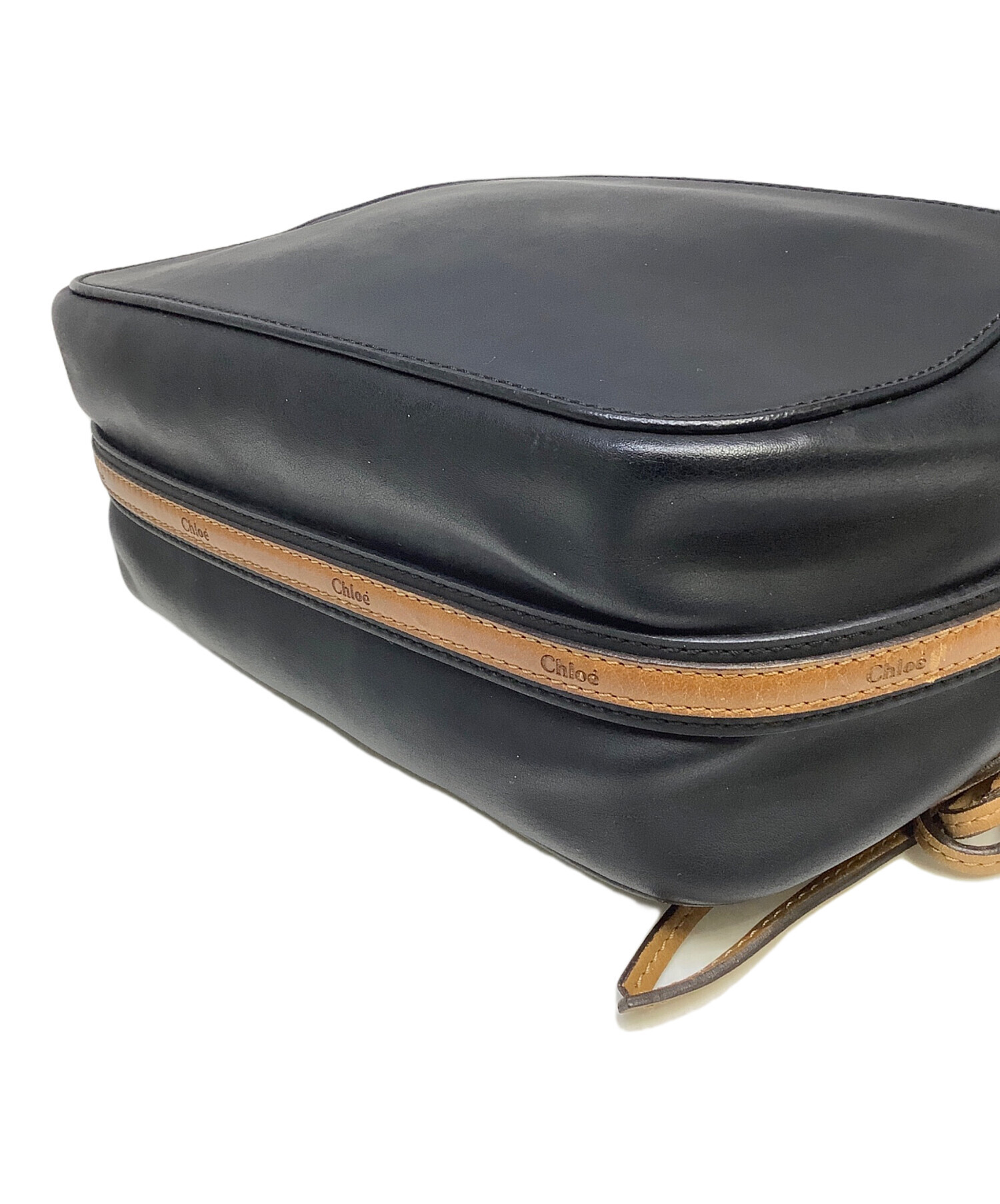 Chloe クロエ ショルダーバッグ  茶 【古着】【中古】【送料無料】 中古・古着通販】Chloe (クロエ) レザーワンショルダーバッグ ブラウン