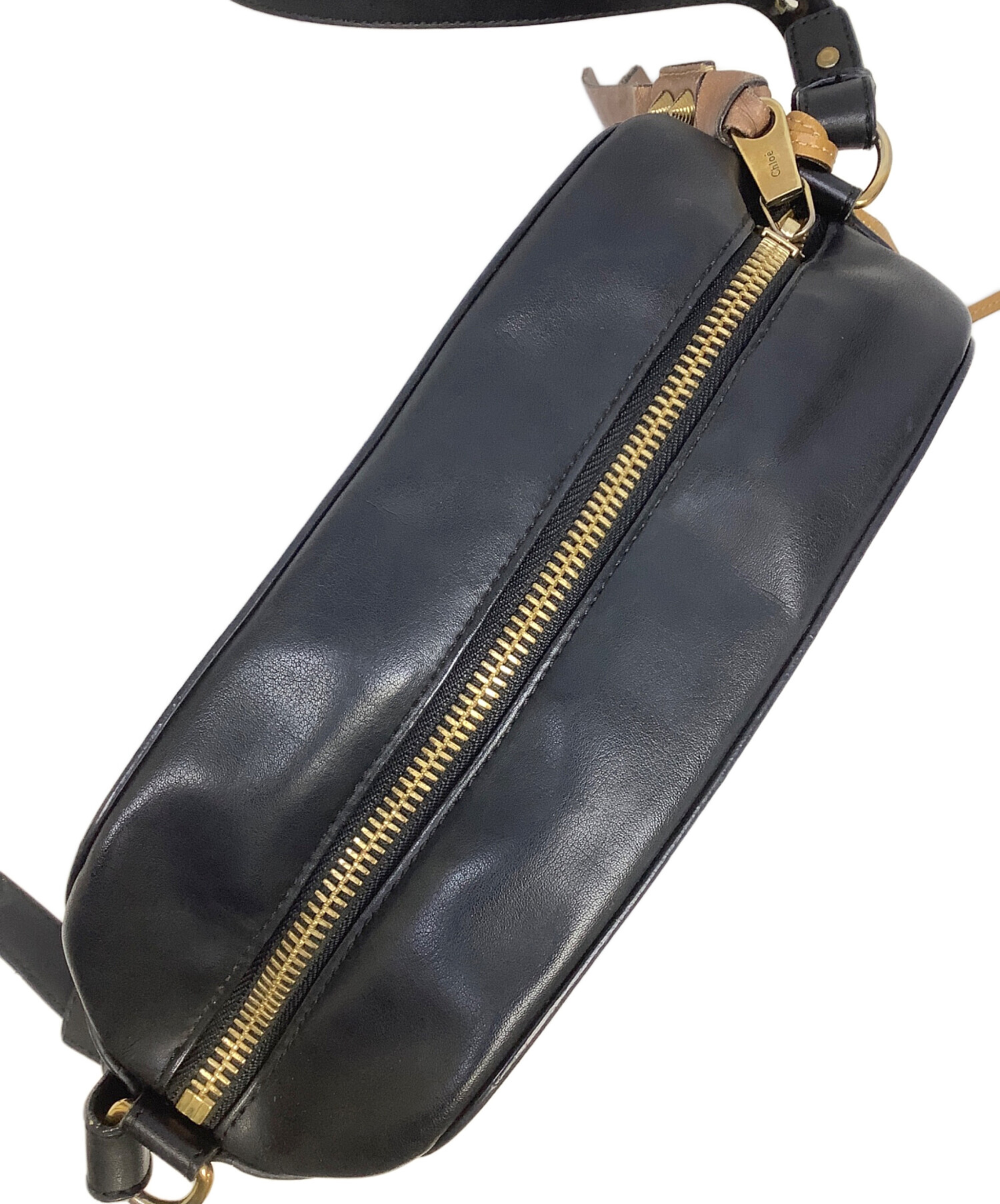 Chloe クロエ ショルダーバッグ  黒 【古着】【中古】【送料無料】 中古・古着通販】Chloe (クロエ) ワンショルダーバッグ ブラック