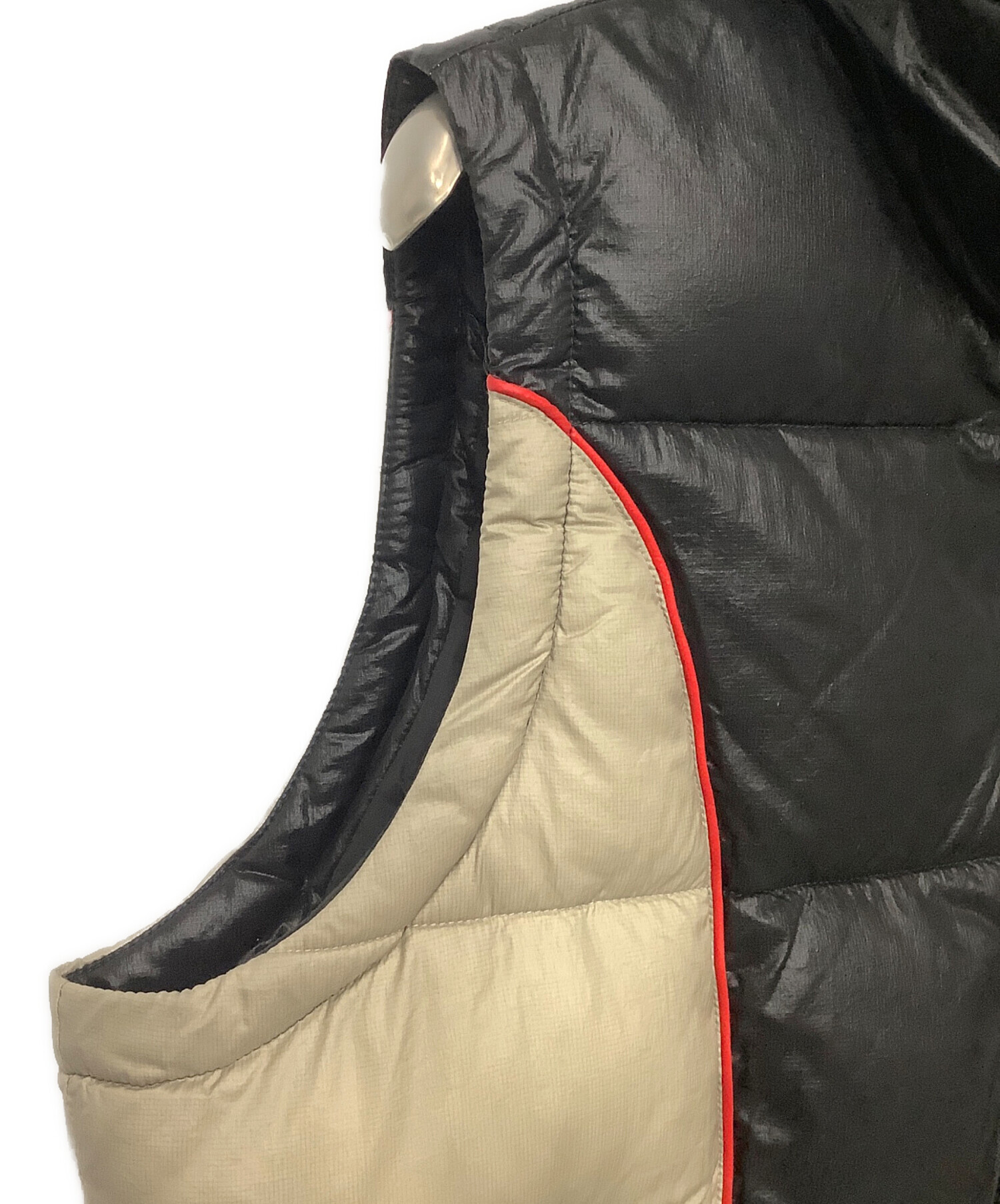 中古・古着通販】DIESEL (ディーゼル) ナイロンベスト ブラック サイズ 
