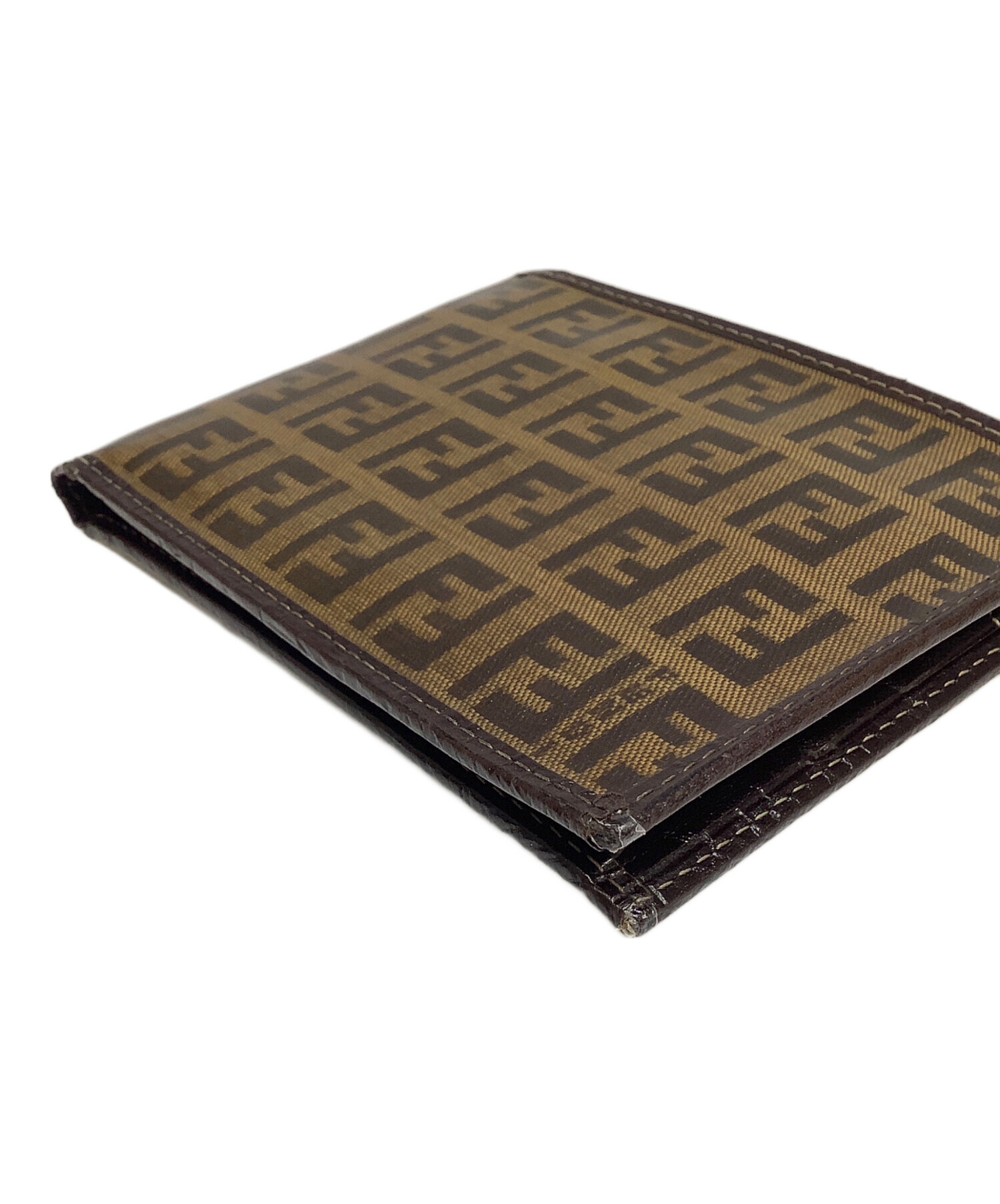 中古・古着通販】FENDI (フェンディ) 2つ折り財布 ブラウン｜ブランド