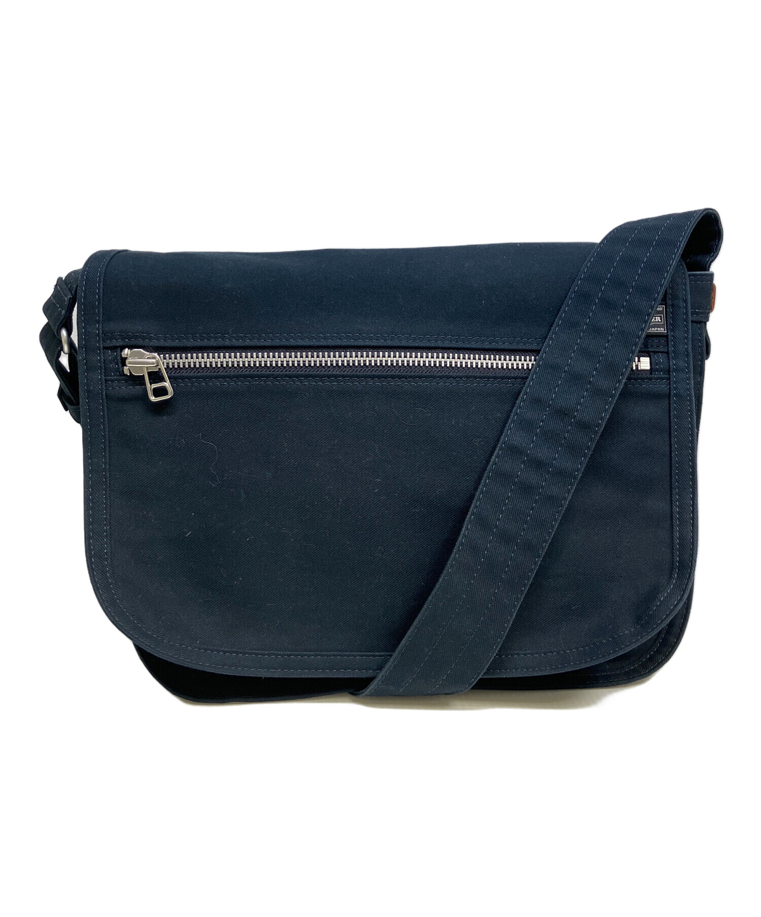 中古・古着通販】PORTER (ポーター) メッセンジャーバッグ ネイビー