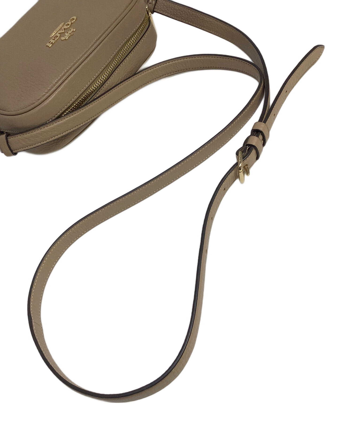 中古・古着通販】COACH (コーチ) ショルダーバッグ ベージュ｜ブランド