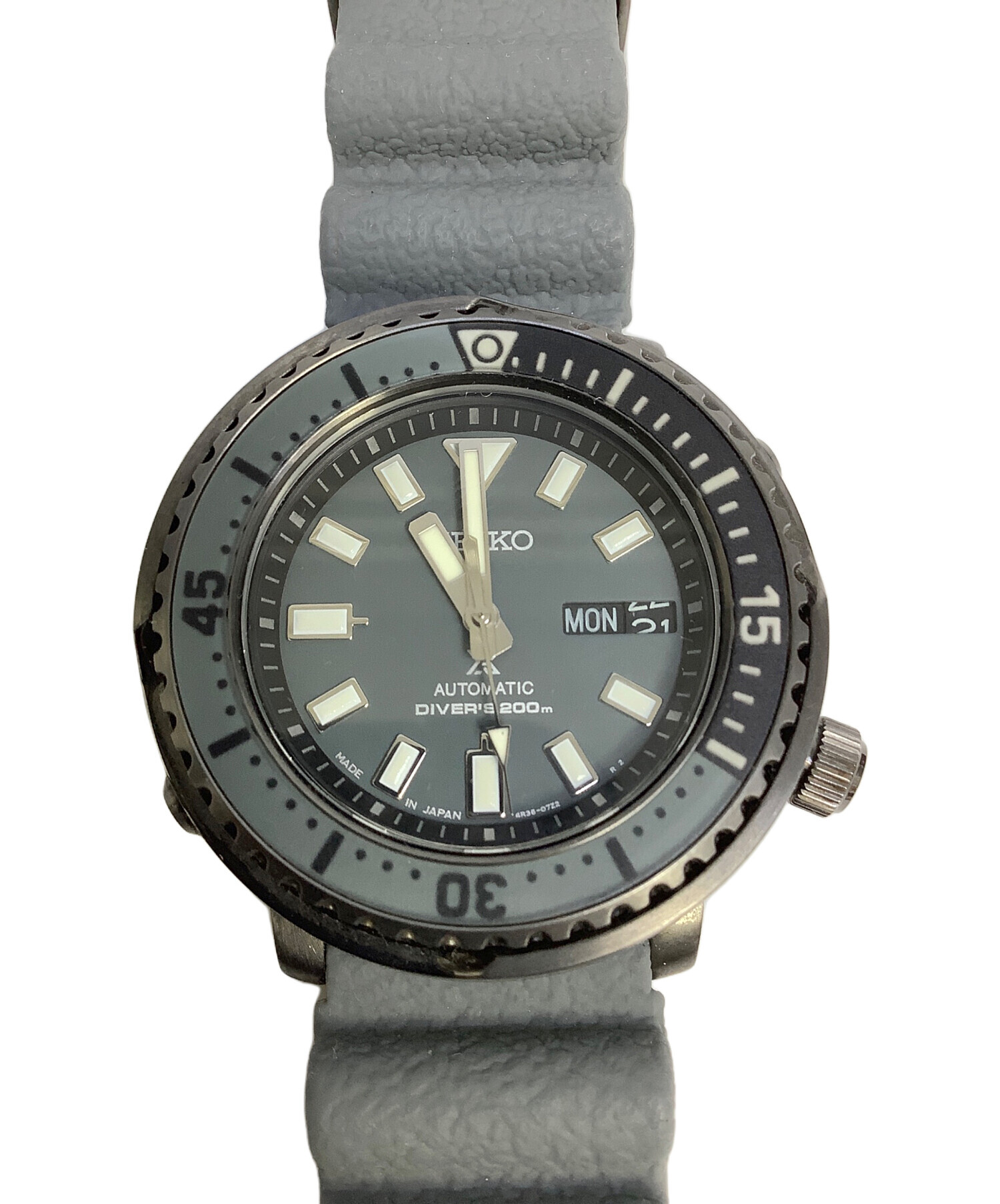SEIKO AUTOMATIC ダイバーズウォッチ 10BAR ジャンク品 中古・古着通販】SEIKO (セイコー) ダイバーズウォッチ グレー