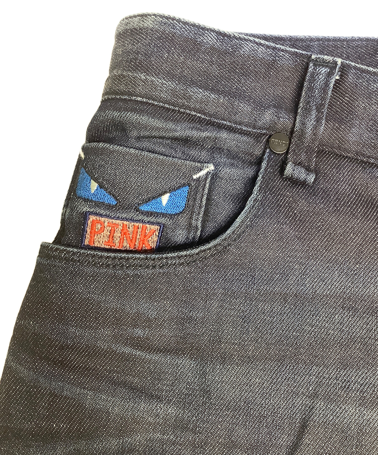中古・古着通販】FENDI (フェンディ) デニムパンツ インディゴ サイズ 