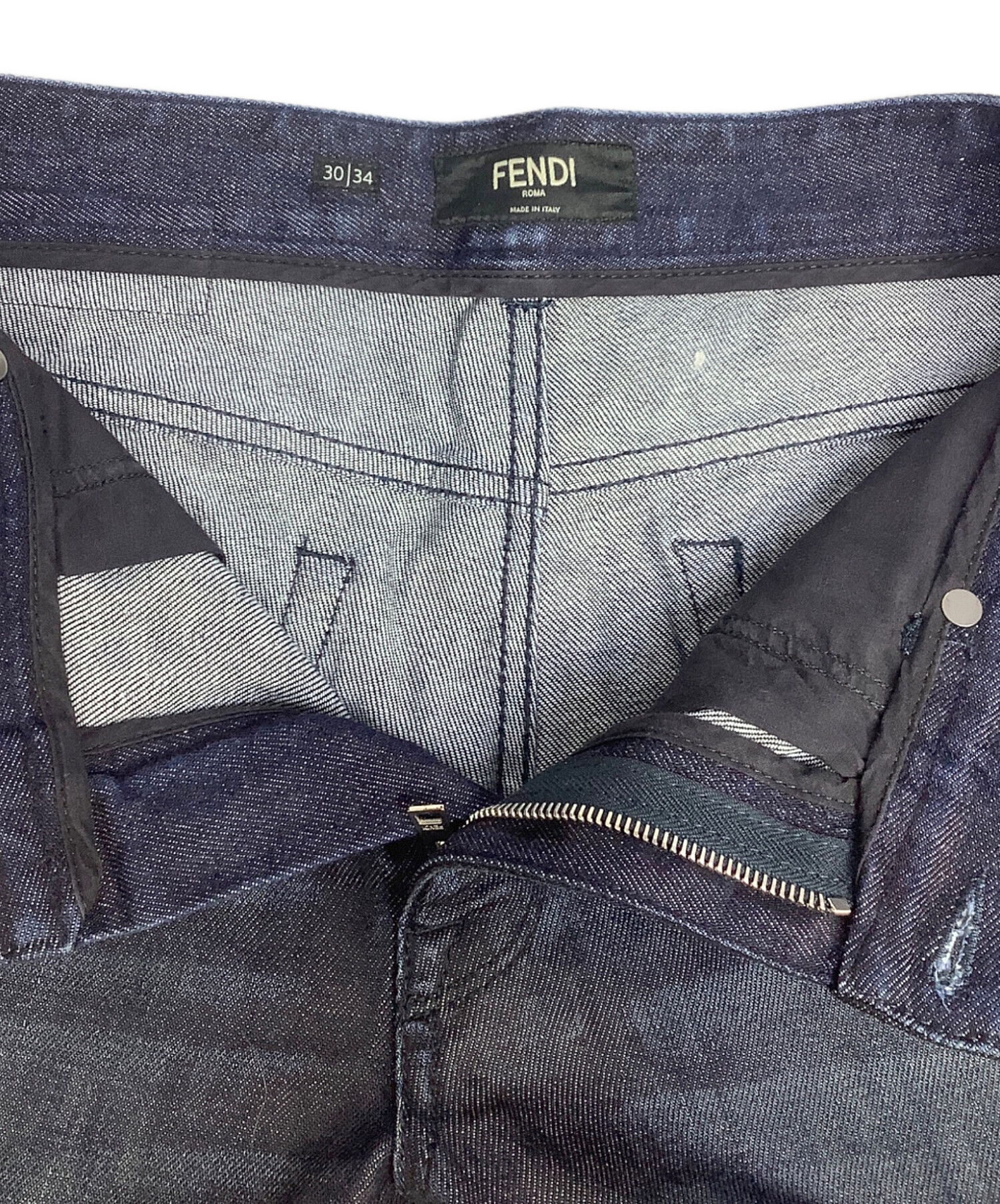 中古・古着通販】FENDI (フェンディ) デニムパンツ インディゴ サイズ 