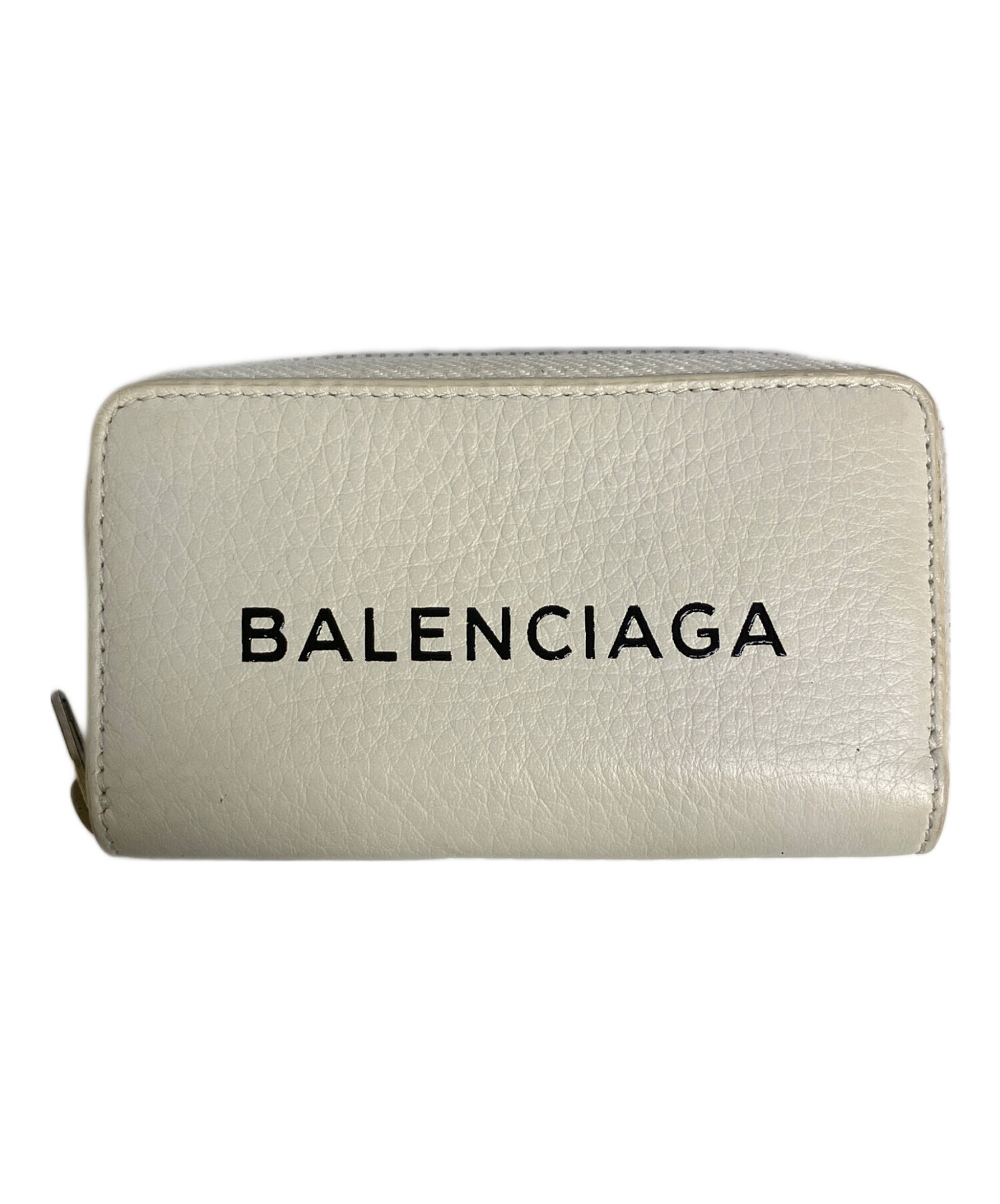 BALENCIAGA バレンシアガ 財布・ケース  白 【古着】【中古】【送料無料】 BALENCIAGA - BALENCIAGA バレンシアガ 財布・コインケース 白 【古着