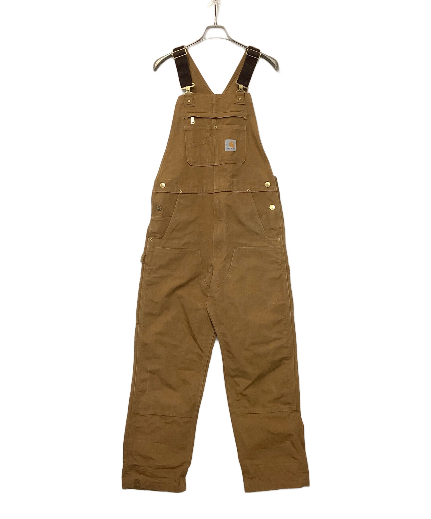 Carhartt ベージュオーバーオール30x30 中古・古着通販】CarHartt (カーハート) オーバーオール ベージュ