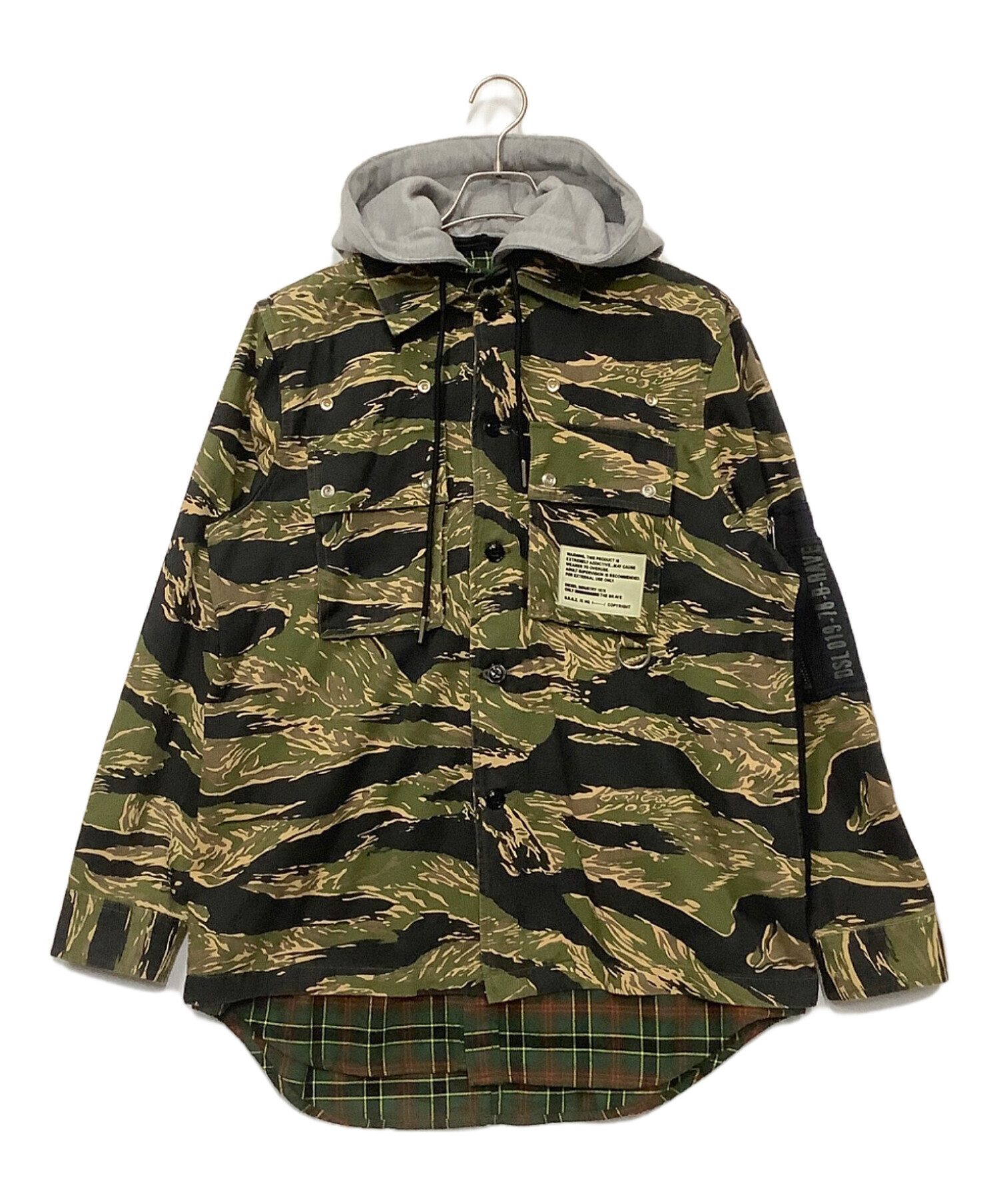 中古・古着通販】DIESEL (ディーゼル) ミリタリージャケット カーキ