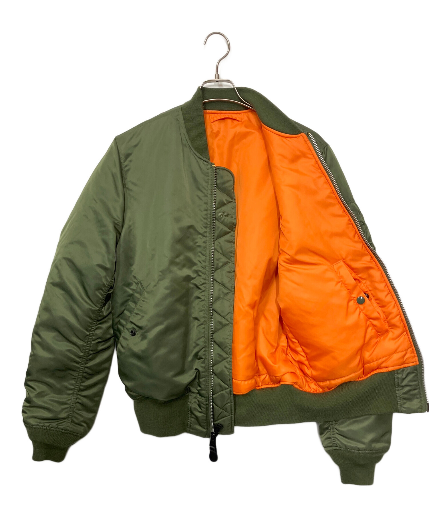ALPHA アルファ MA-1 古着 フライトジャケット サイズ S ALPHA INDUSTRIES INC. MA-1 JAPAN SPEC 20004 : ミリタリーショップ