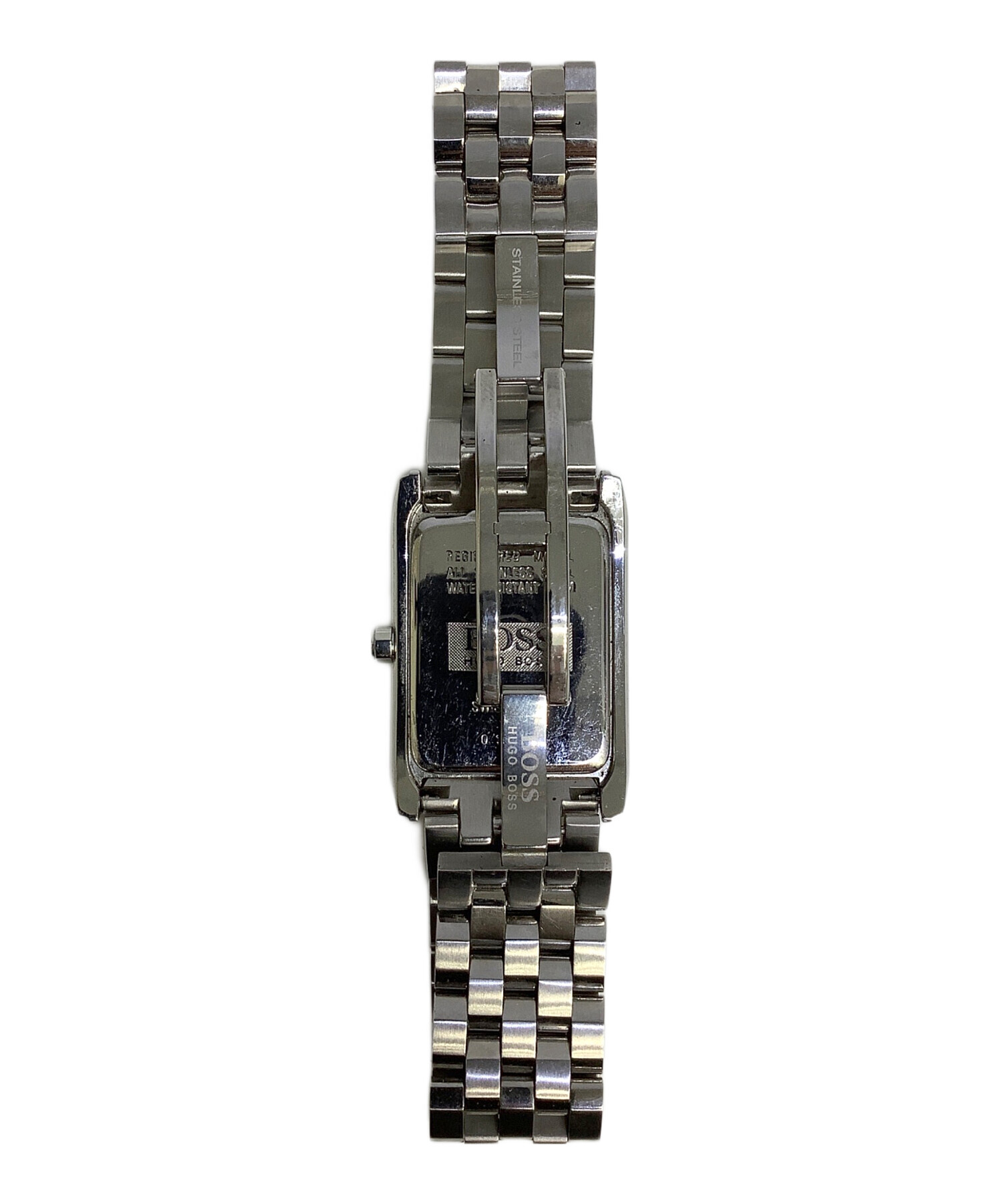 中古・古着通販】HUGO BOSS (ヒューゴ ボス) 腕時計 ブラック×シルバー