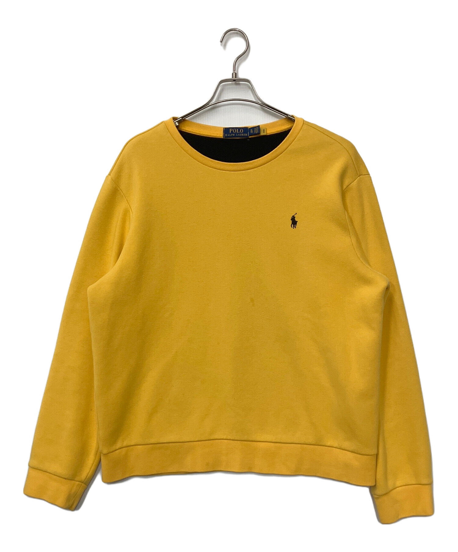 [新品　タグ付き]ラルフローレン イエロートレーナー S　裏起毛 140 中古・古着通販】POLO RALPH LAUREN (ポロ・ラルフローレン