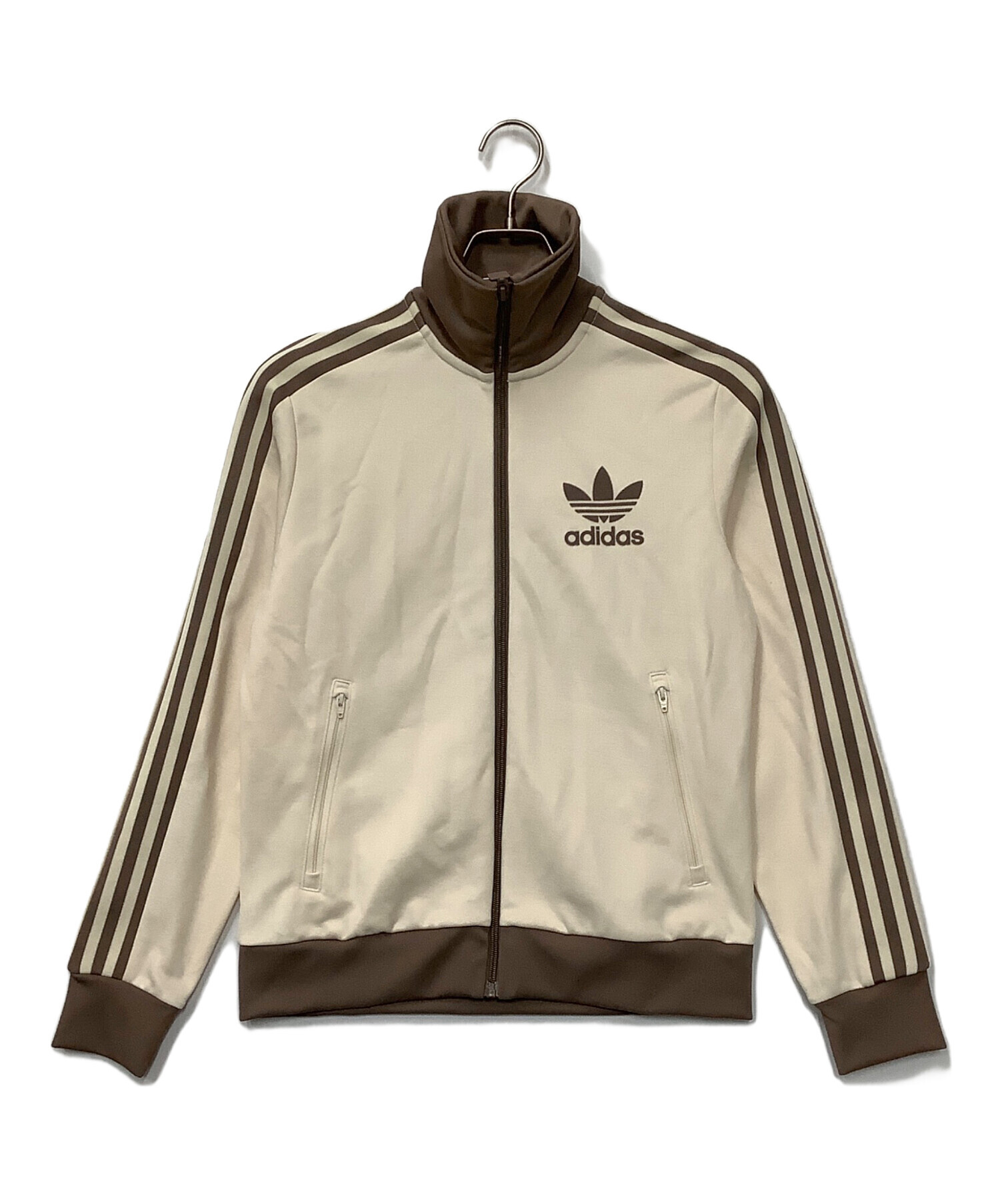 中古・古着通販】adidas (アディダス) トラックジャケット ベージュ