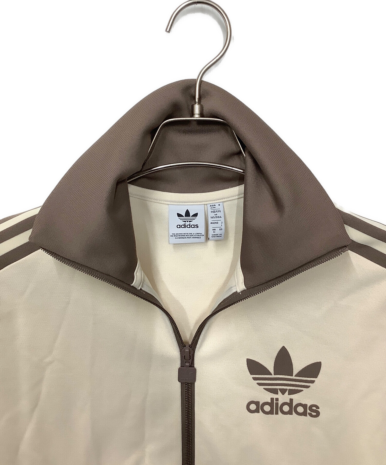 80年代 adidas アディダス デイトナ・タイタンズ ベージュ 中古 古着 中古・古着通販】adidas (アディダス) トラックジャケット ベージュ