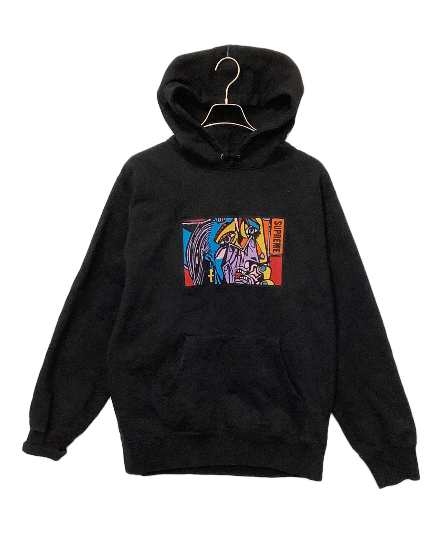 激レア 初期 Supreme シュプリームパーカー L カナダ製 クラシック 中古・古着通販】SUPREME (シュプリーム) パーカー ブラック サイズ:L