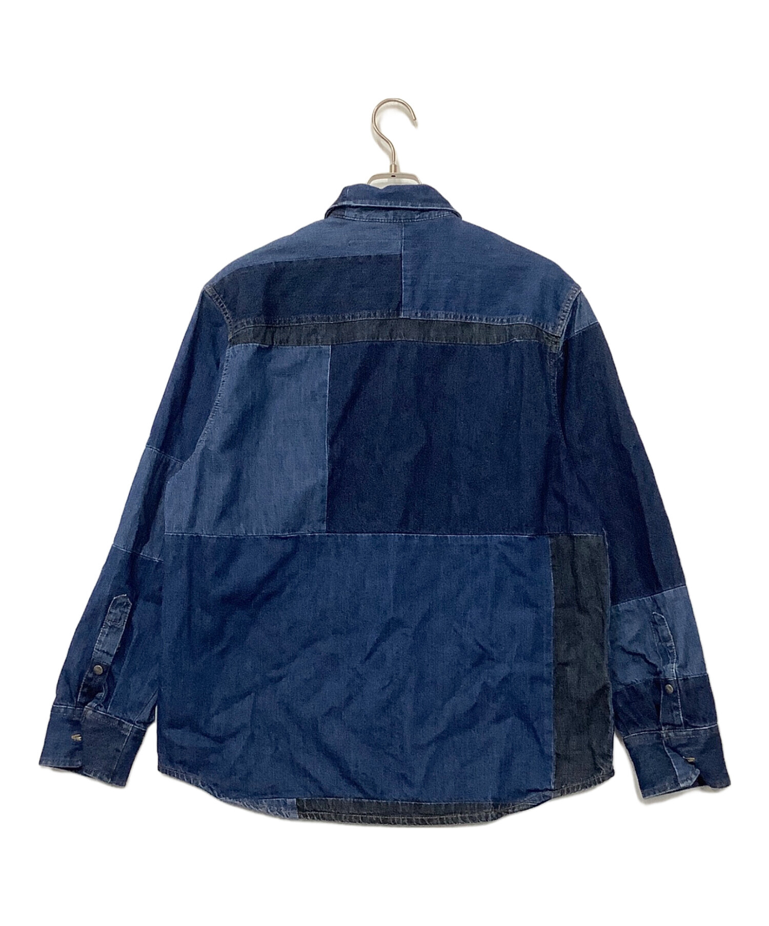 Diesel パッチワークジャケット 中古・古着通販】DIESEL (ディーゼル) パッチワークデニムジャケット