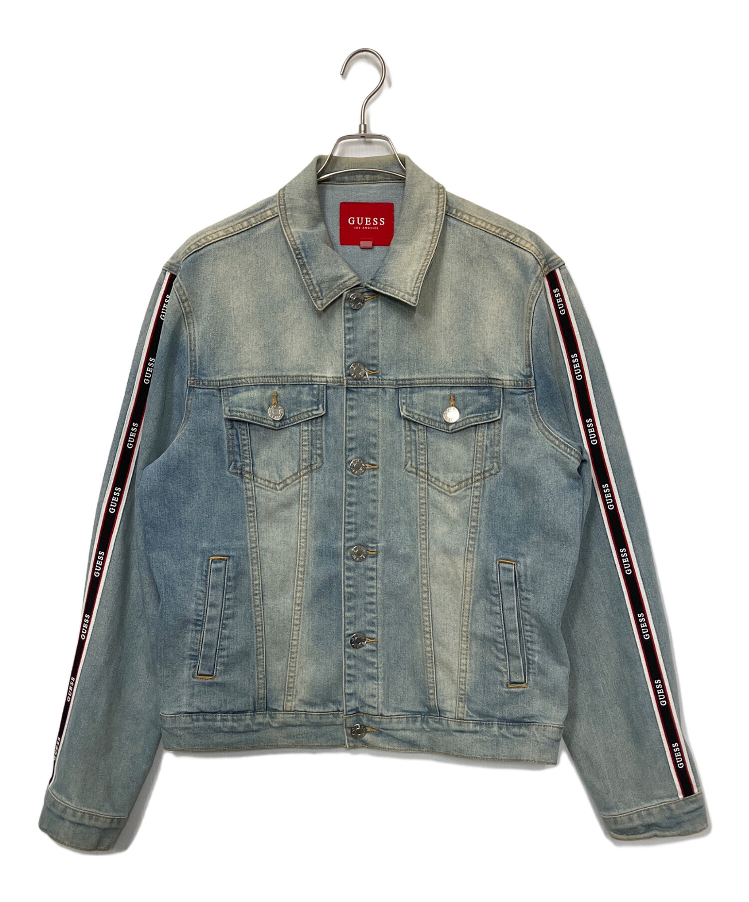 デニムジャケット 80s GUESS Denim Jacket　ゲス　80年 中古・古着通販】GUESS (ゲス) デニムジャケット ブルー サイズ:L