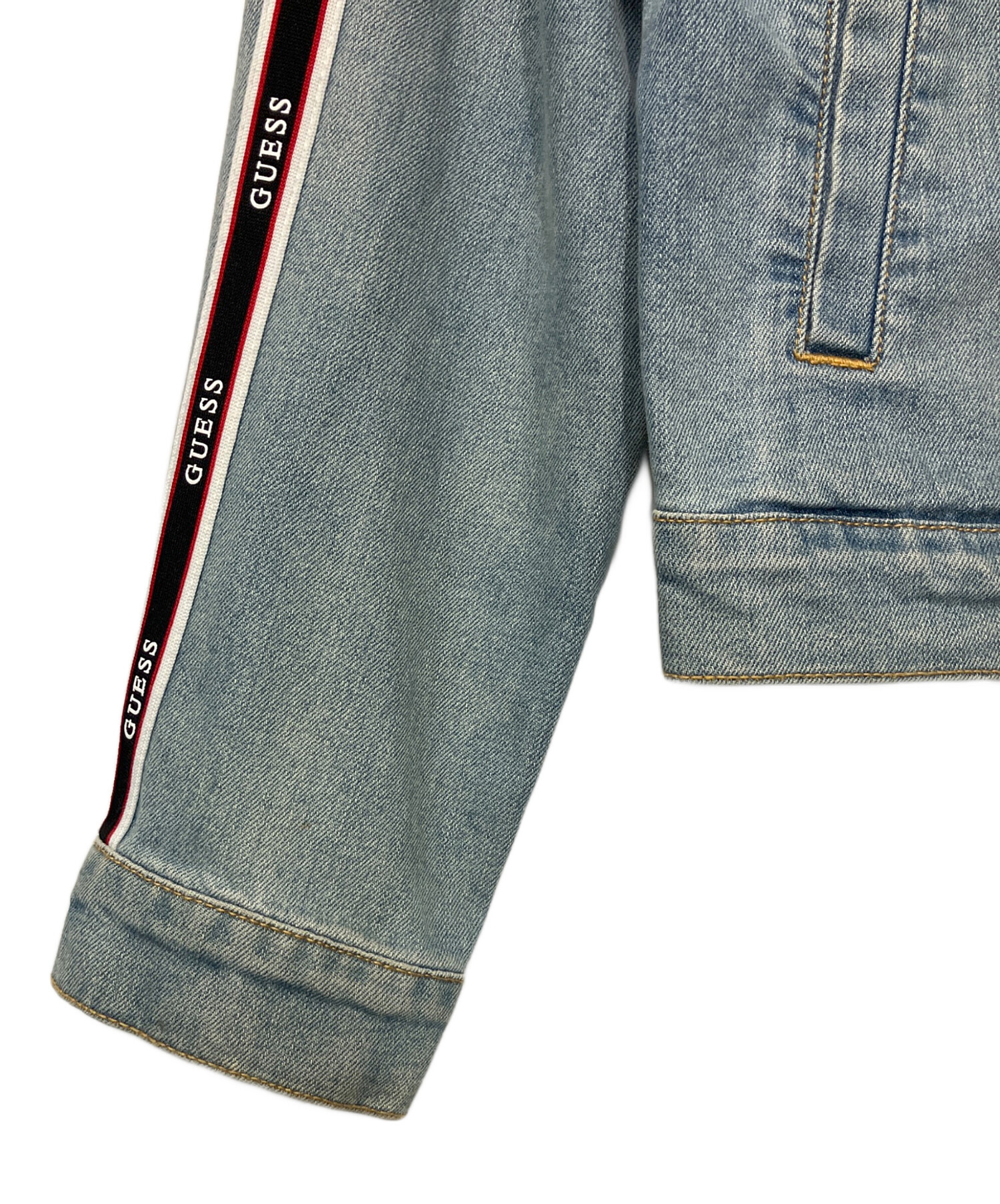 中古・古着通販】GUESS (ゲス) デニムジャケット ブルー サイズ:L