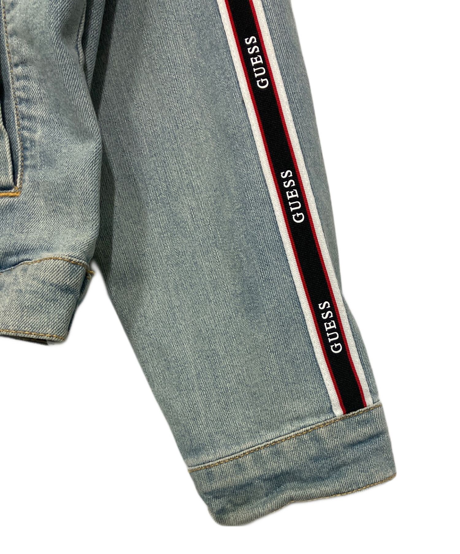 中古・古着通販】GUESS (ゲス) デニムジャケット ブルー サイズ:L