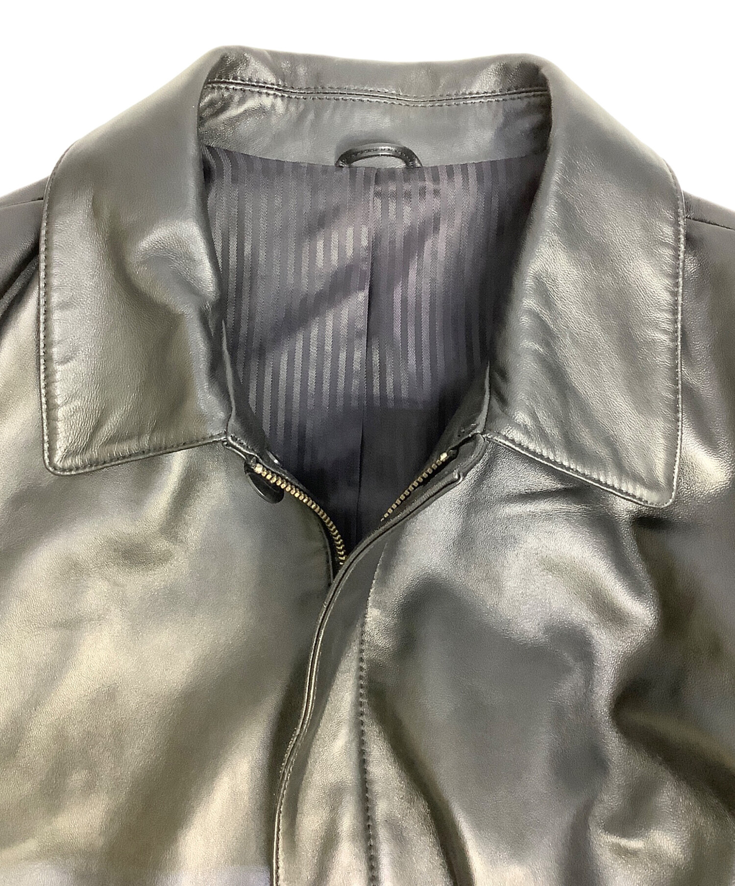 中古・古着通販】LICORICE (リコリス) レザージャケット ブラック 中古・古着通販】LICORICE (リコリス) レザージャケット ブラック