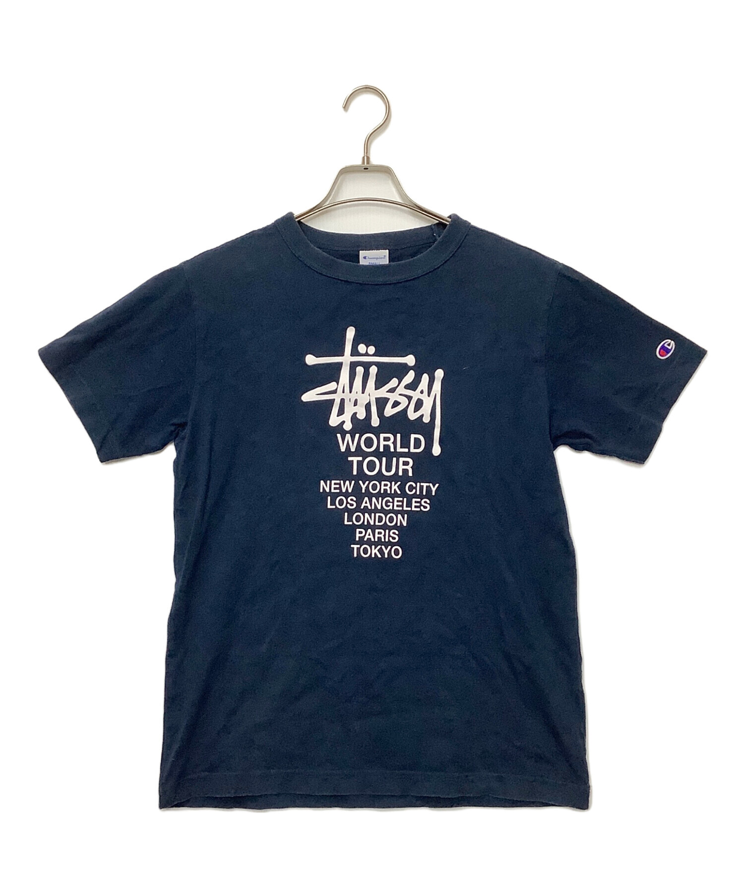 中古・古着通販】Champion (チャンピオン) stussy (ステューシー) 半袖 