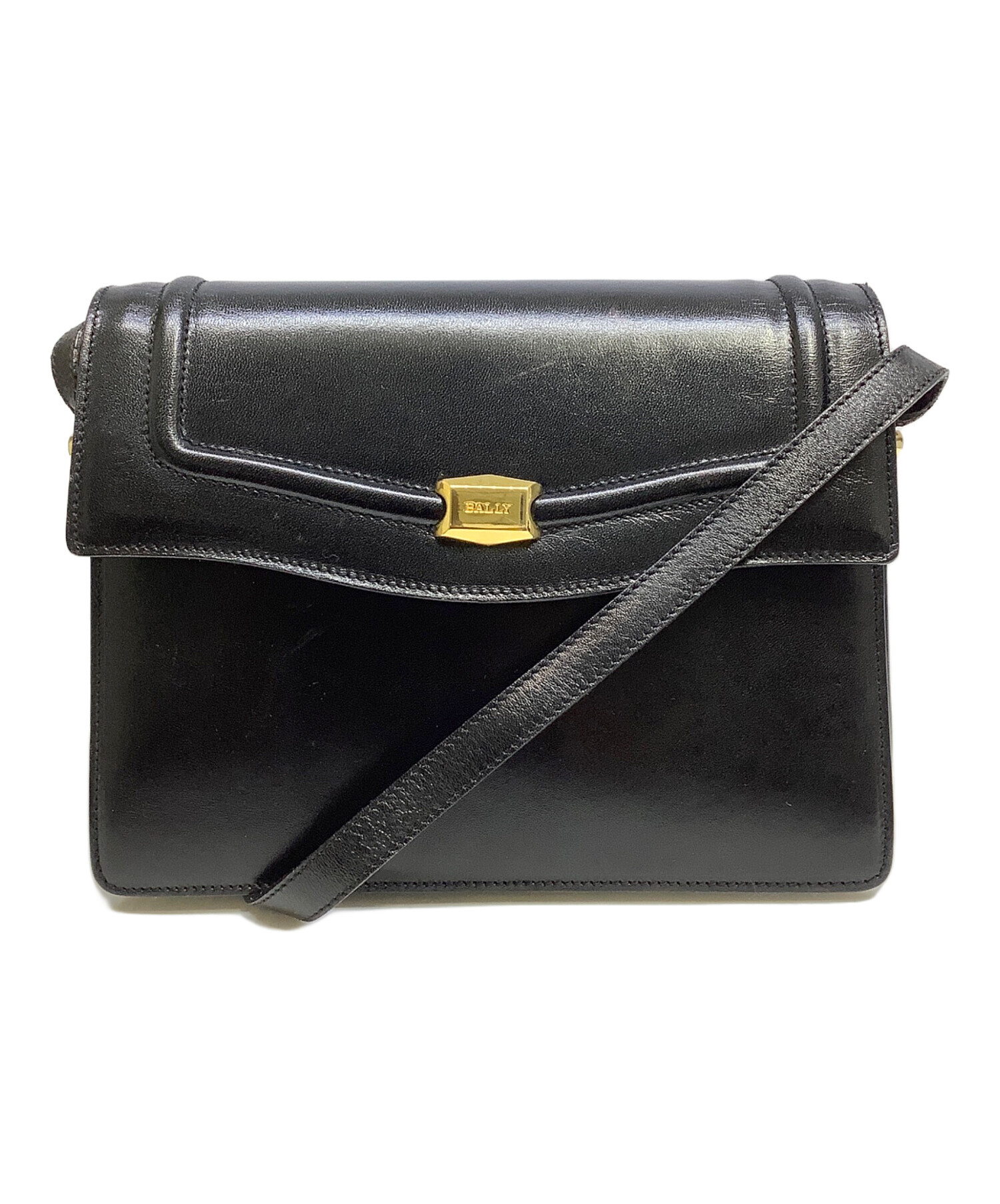 中古・古着通販】BALLY (バリー) ショルダーバッグ ブラック｜ブランド