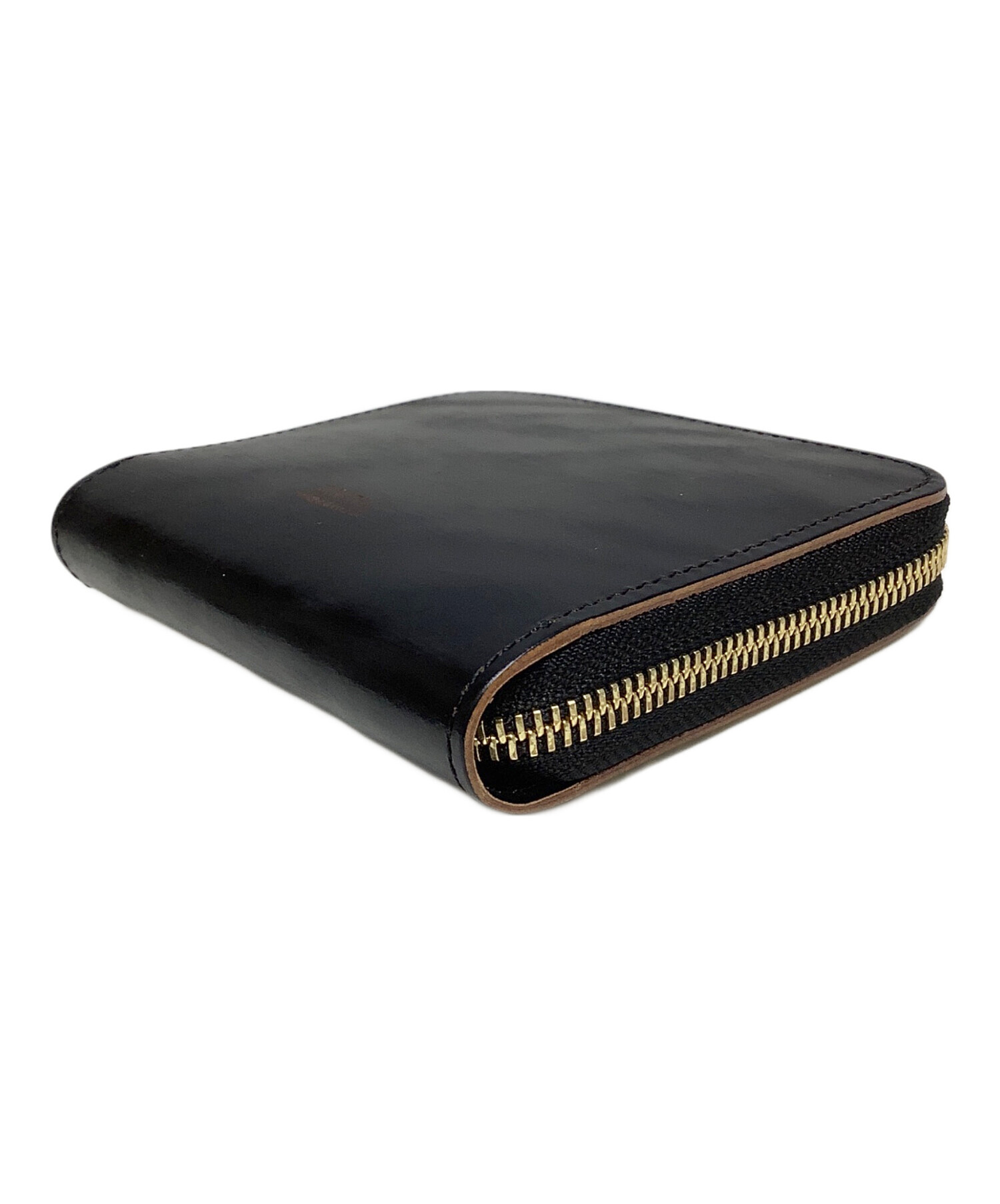 PORTER 二つ折り財布 黒 未使用品 中古・古着通販】PORTER (ポーター) 2つ折り財布 ブラック｜ブランド