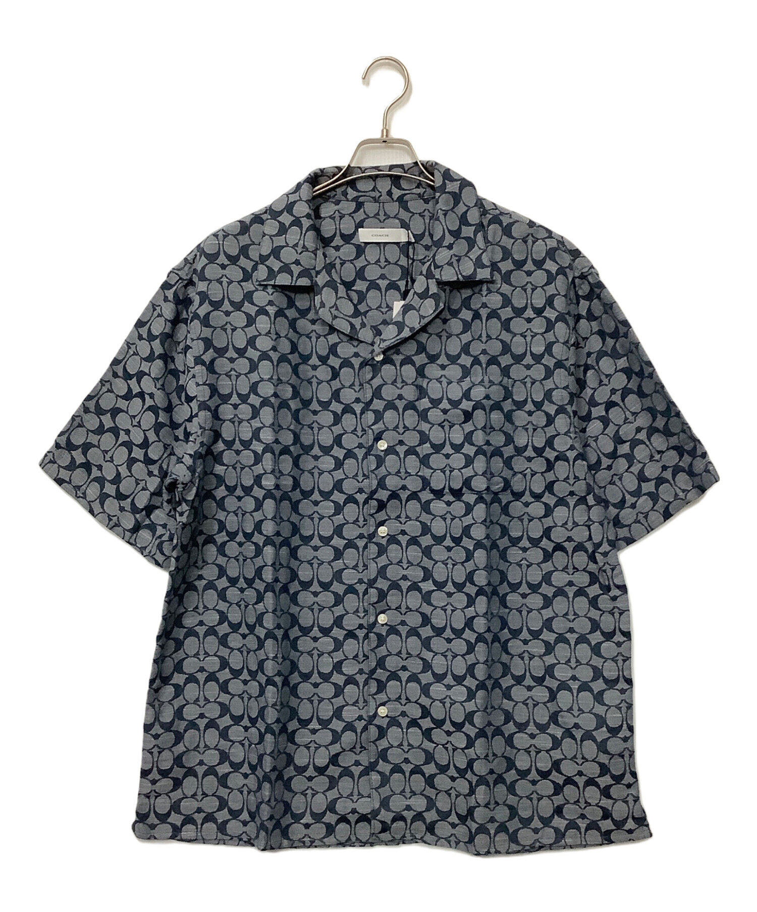 COACH コーチ Tシャツ・カットソー L グレー 【古着】【中古】【送料無料】 COACH（コーチ）Tシャツ・カットソー グレー サイズ:M メンズ