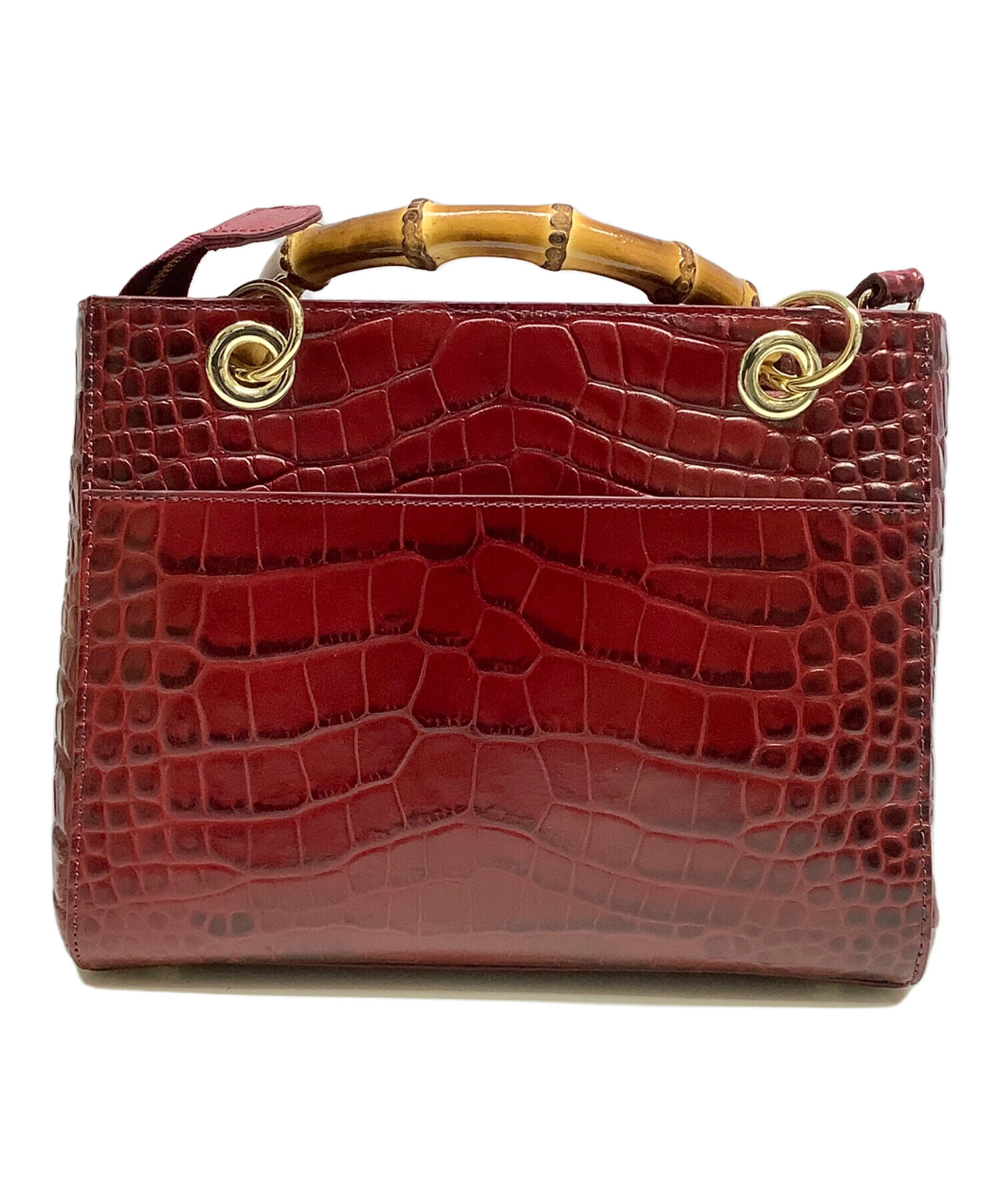 rodania ロダニア ロダニア/2WAYバッグ      ブラウン レディース / 240001174354 中古・古着通販】RODANIA (ロダニア) 2WAYバッグ ボルドー｜ブランド