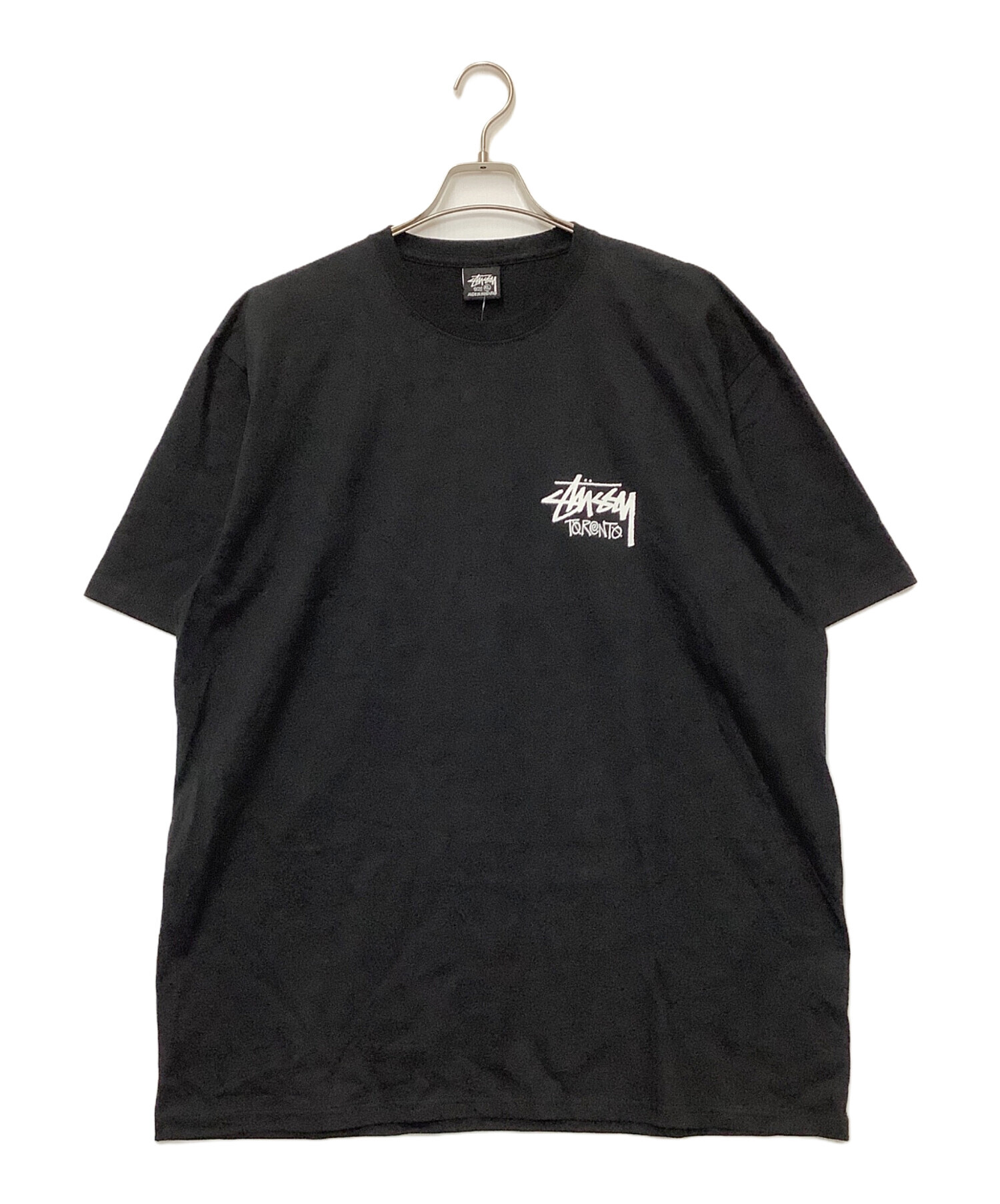 中古・古着通販】stussy (ステューシー) 半袖カットソー ブラック