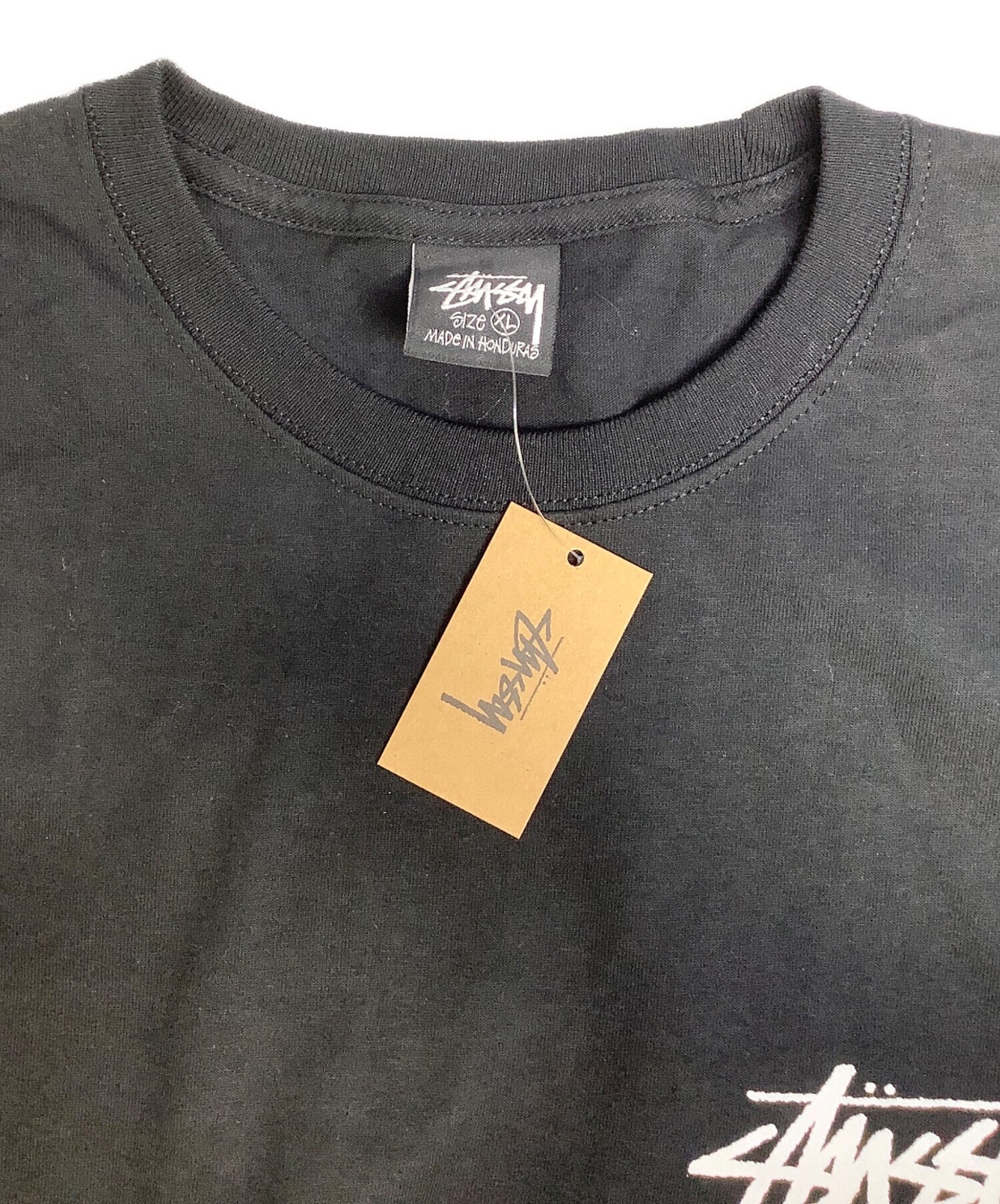 中古・古着通販】stussy (ステューシー) 半袖カットソー ブラック 