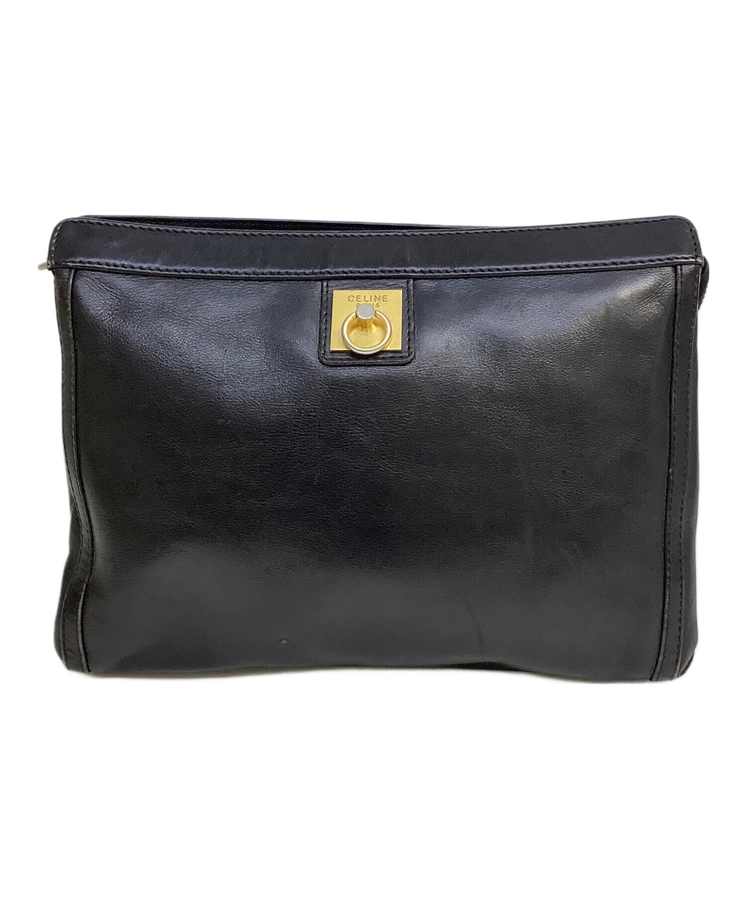 中古・古着通販】CELINE (セリーヌ) クラッチバッグ ブラック