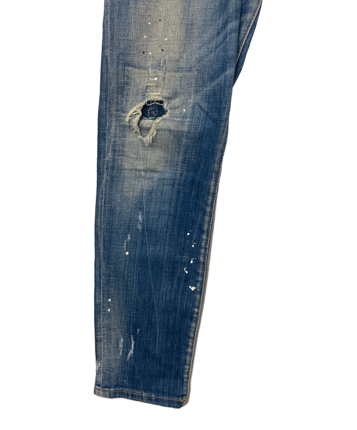 中古・古着通販】DSQUARED2 (ディースクエアード) デニムパンツ ブルー