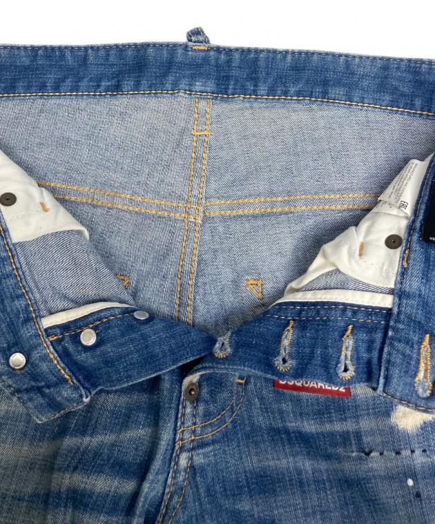 「名作」値段交渉◎ DSQUARED2 デニムパンツ　42 付属品完備 DSQUARED2（ディースクエアード） デニム ダーク プレス ウォッシュ