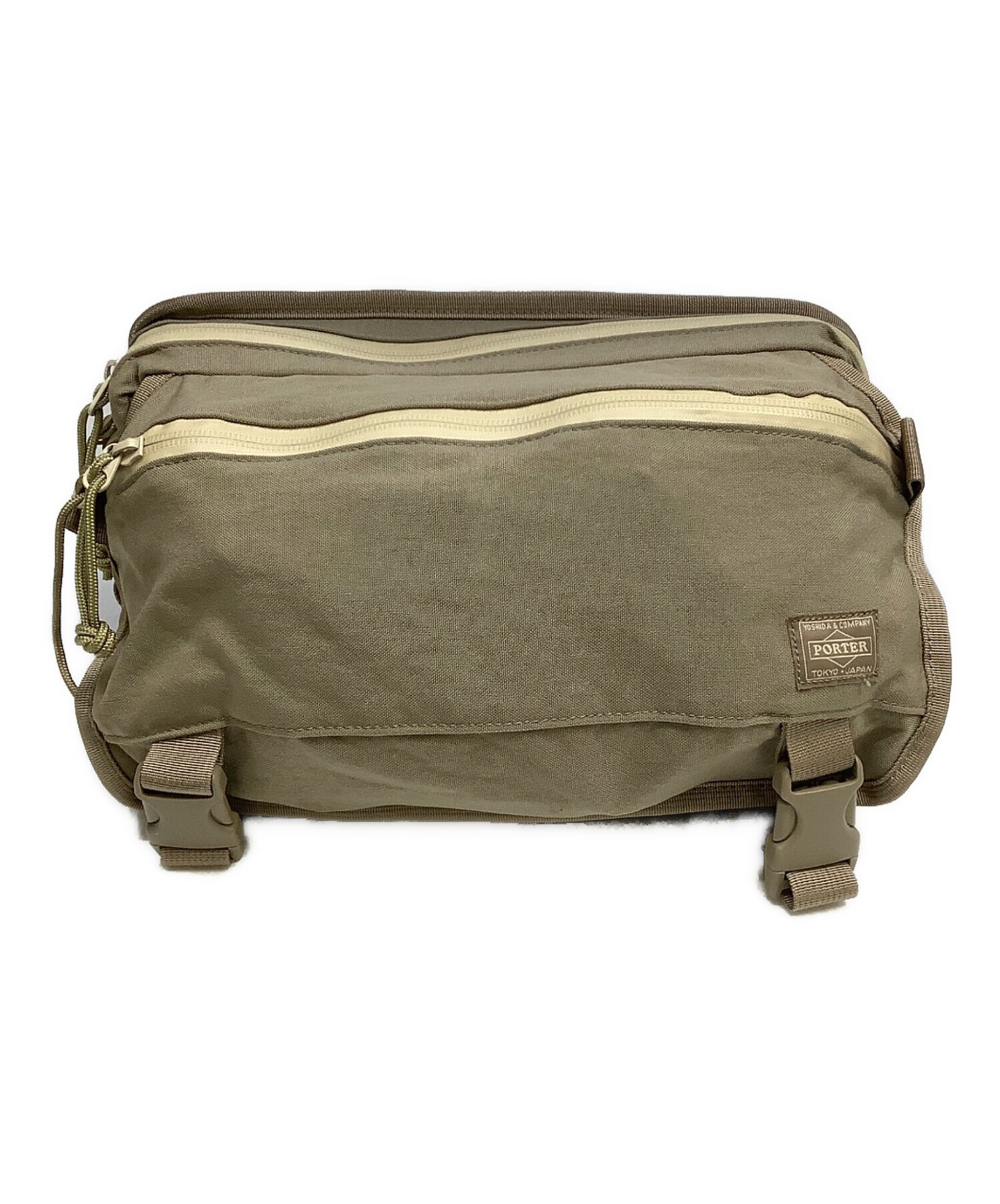 中古・古着通販】PORTER (ポーター) ウエストバッグ ベージュ