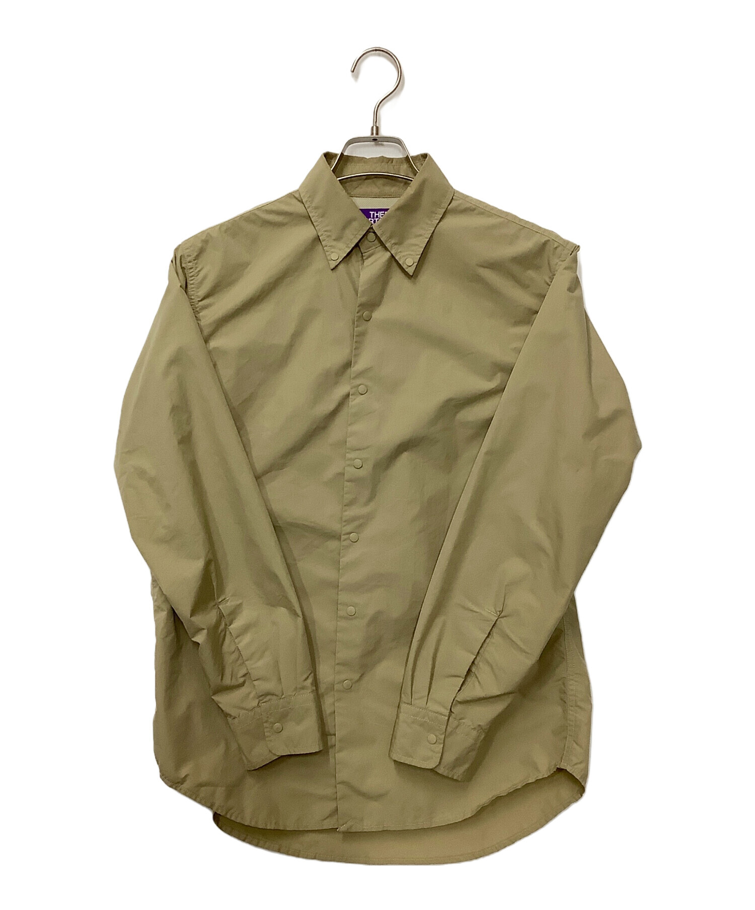 THE NORTH FACE ザノースフェイス カジュアルシャツ M ベージュ 【古着】【中古】【送料無料】 中古・古着通販】THE NORTH FACE (ザ ノース フェイス) オープンカラー