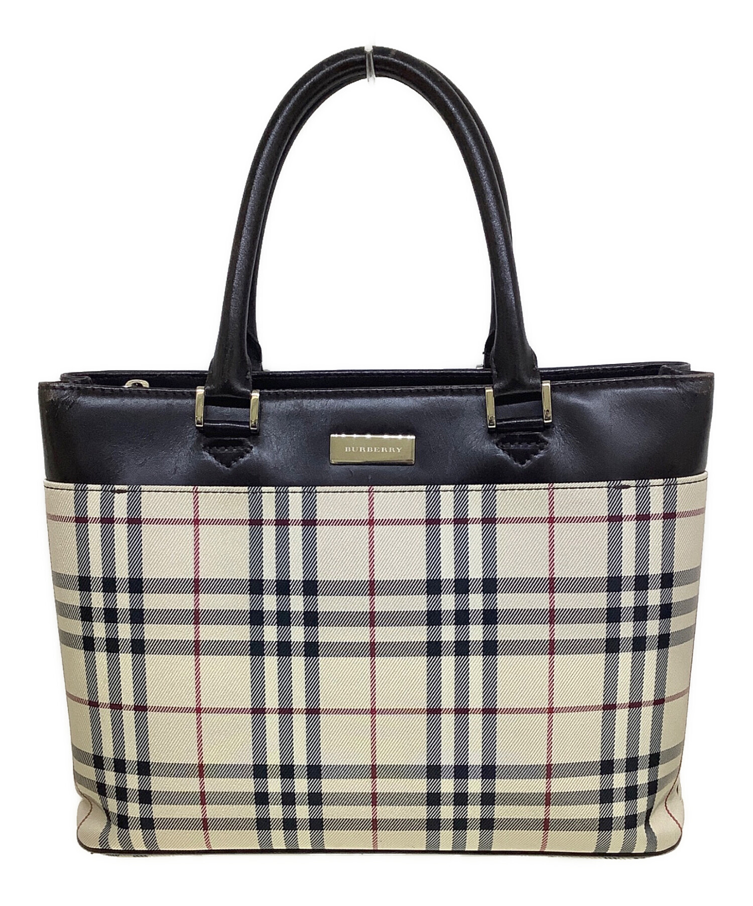 BURBERRY バーバリー ノバチェック トートバッグ 中古・古着通販 