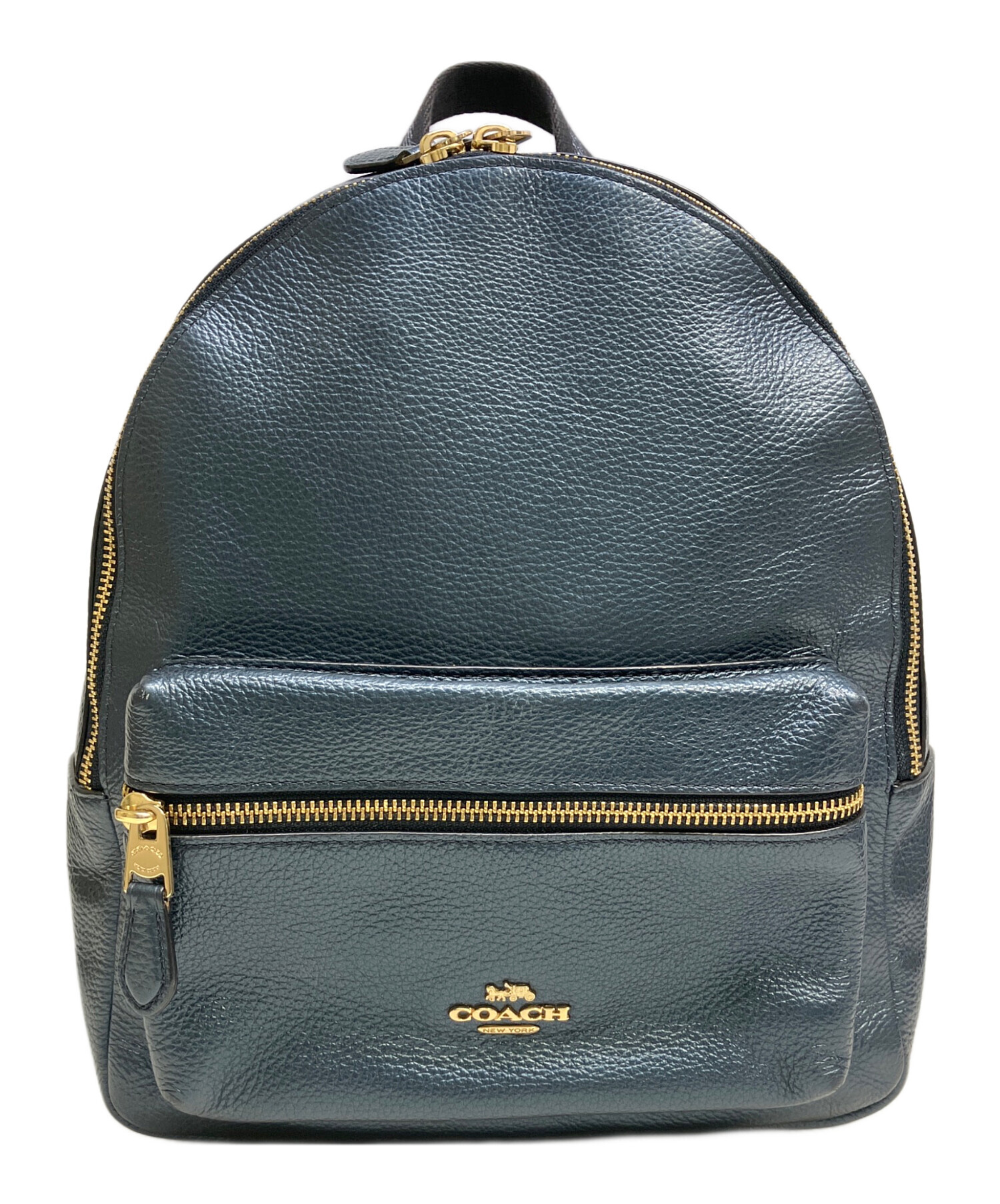 中古・古着通販】COACH (コーチ) リュック ブルー｜ブランド・古着通販