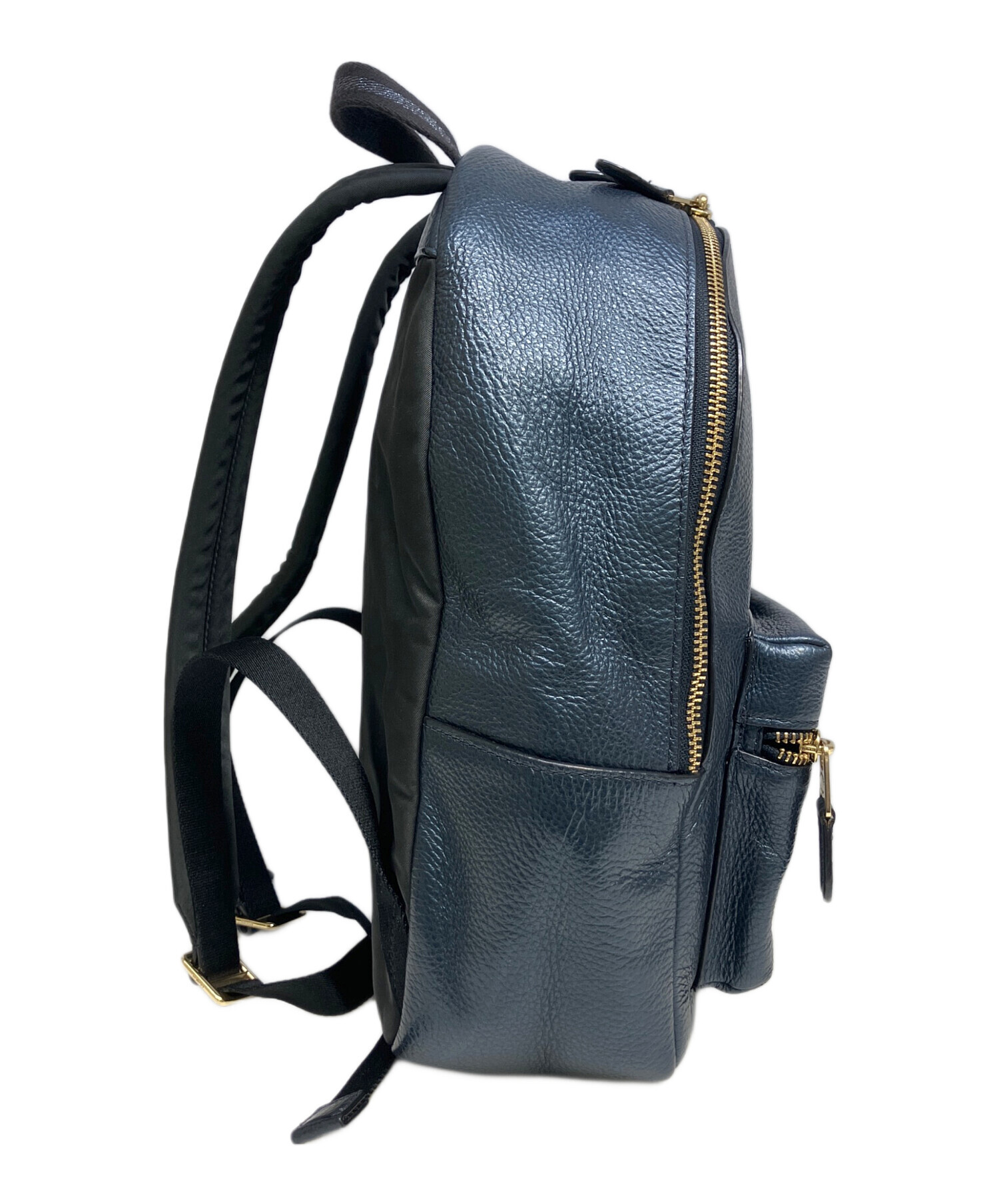 COACH バックパック リュック 中古・古着通販】COACH (コーチ) リュック ブルー｜ブランド・古着通販