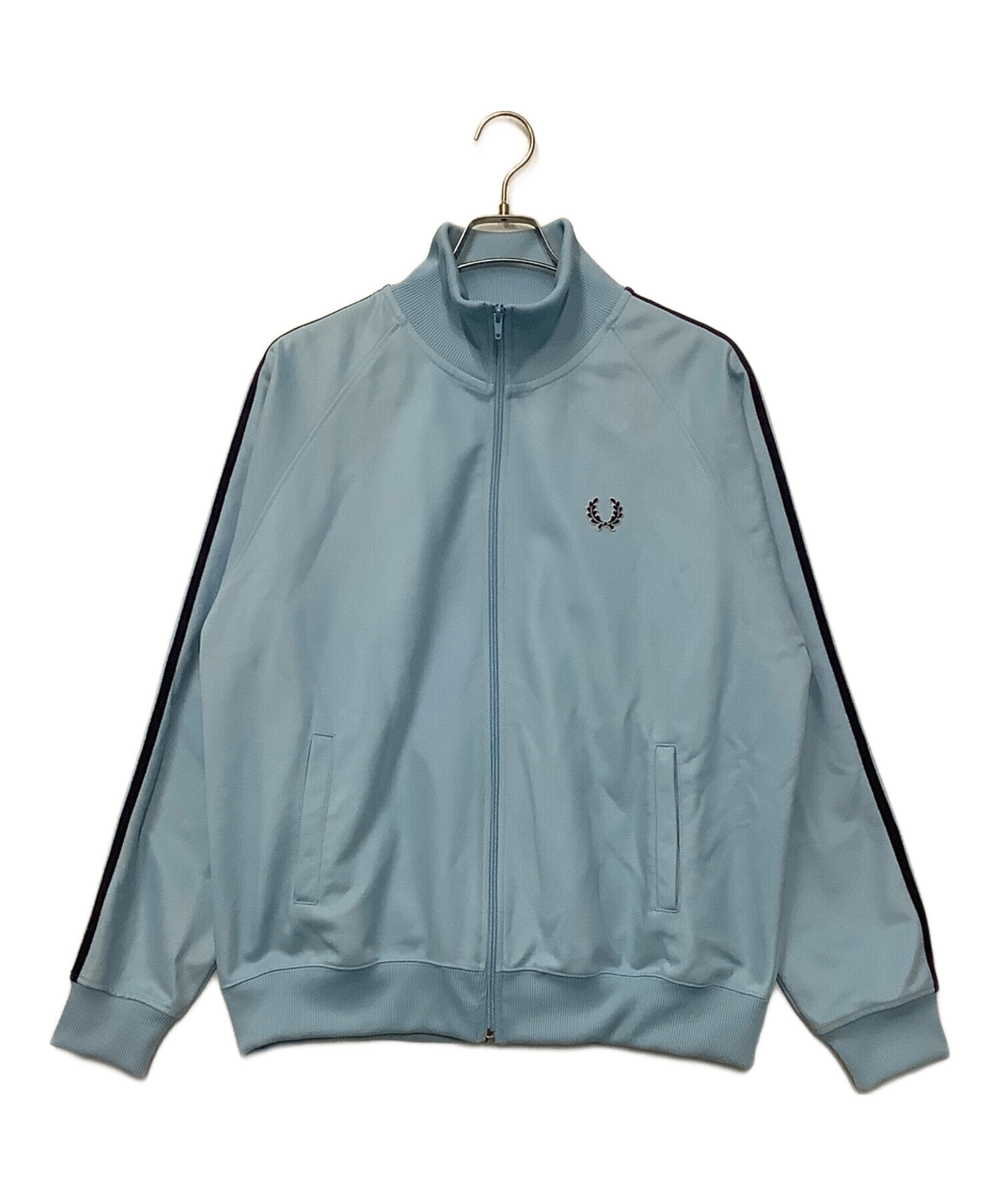 Fred Perry（フレッドペリー）水色 トラックジャケット 中古・古着通販】FRED PERRY (フレッドペリー) トラックジャケット