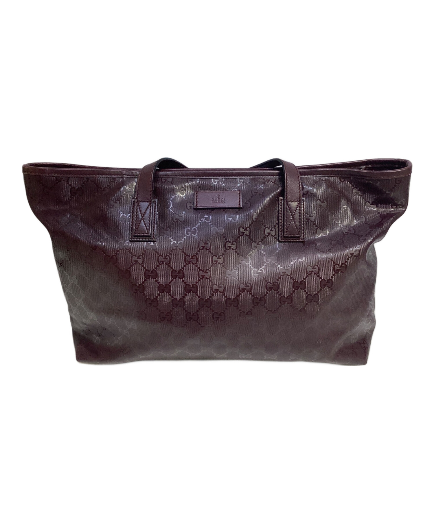 中古・古着通販】GUCCI (グッチ) GGスプリーム トートバッグ パープル 