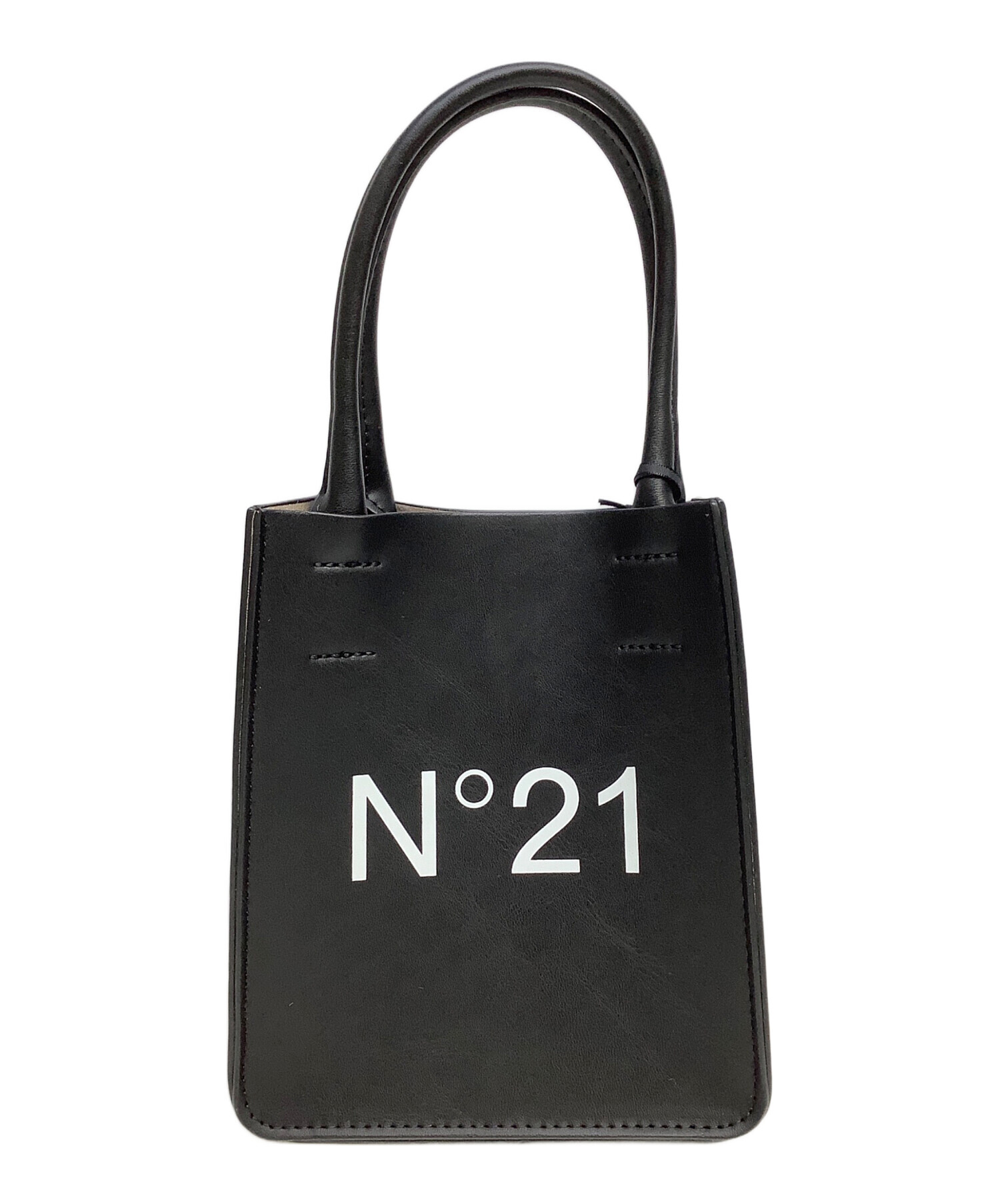 中古・古着通販】N°21 (ヌメロヴェントゥーノ) ハンドバッグ ブラック