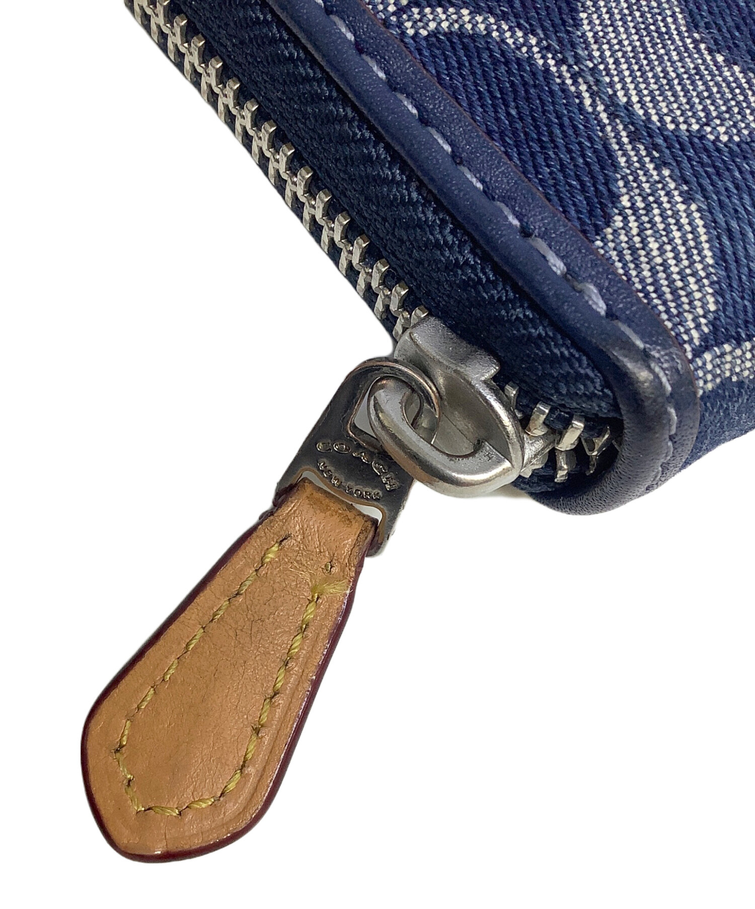中古・古着通販】COACH (コーチ) 長財布 ネイビー｜ブランド・古着通販