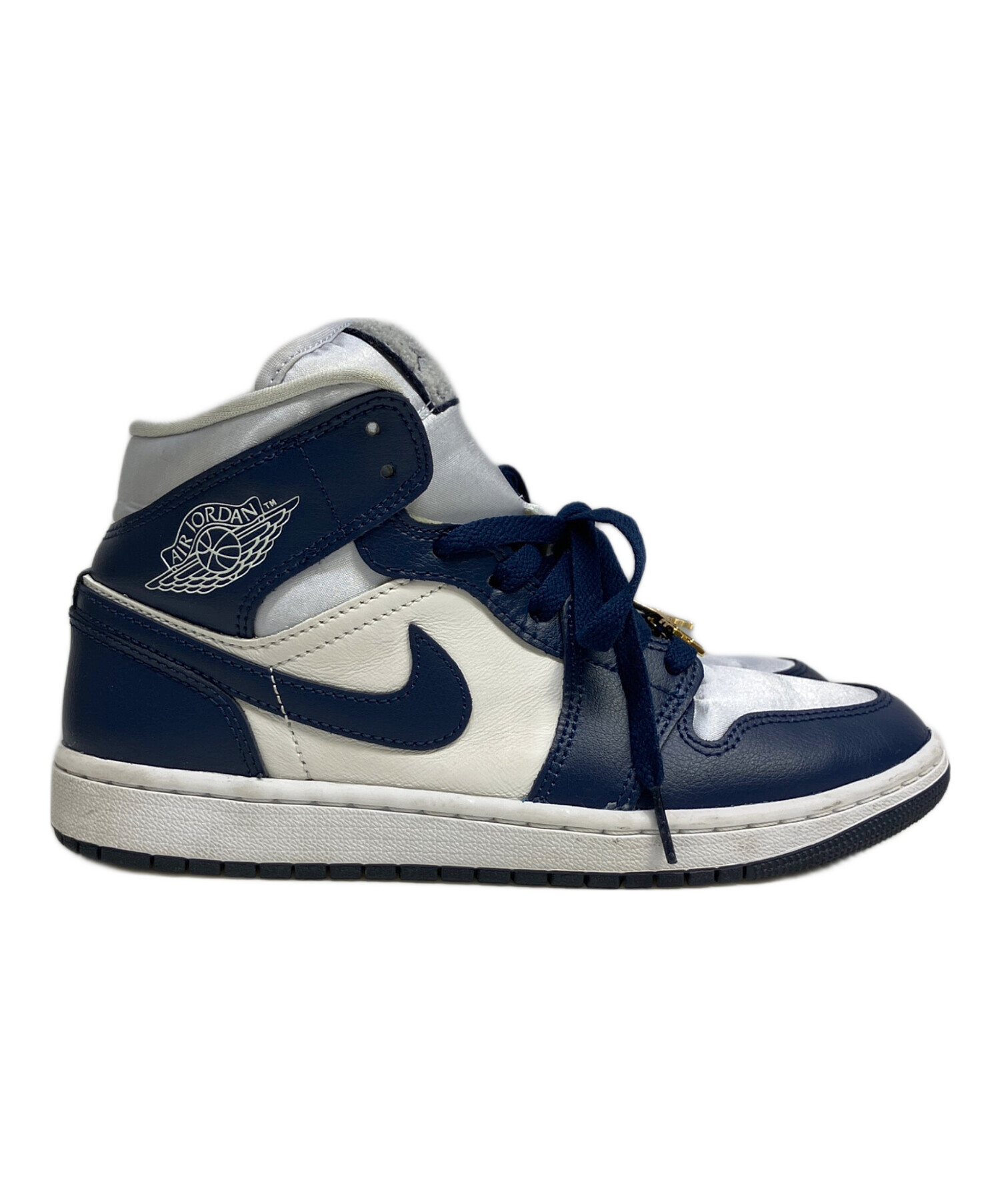 中古・古着通販】NIKE (ナイキ) ハイカットスニーカー ネイビー×ブルー