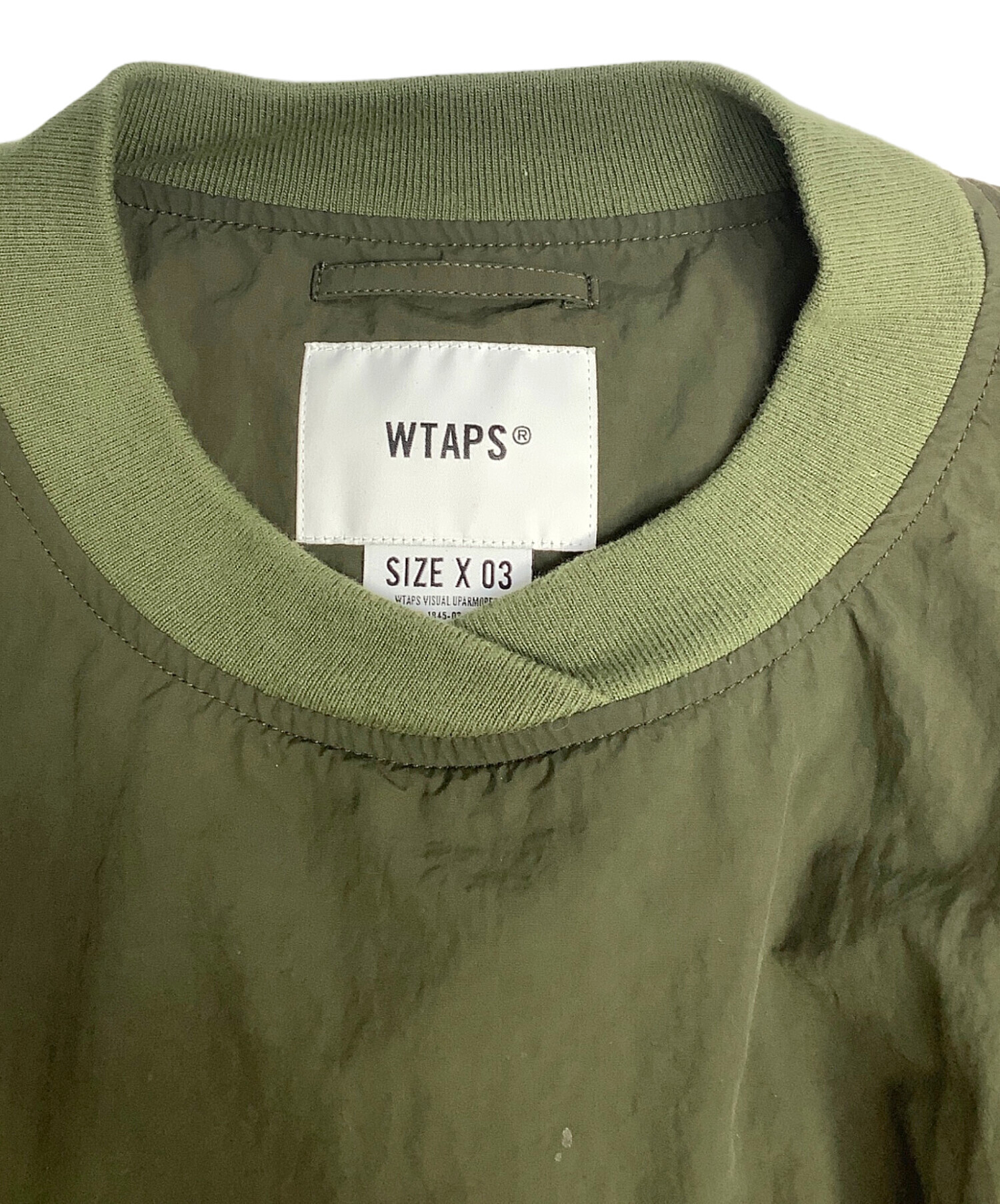 中古・古着通販】WTAPS (ダブルタップス) プルオーバー型スモック