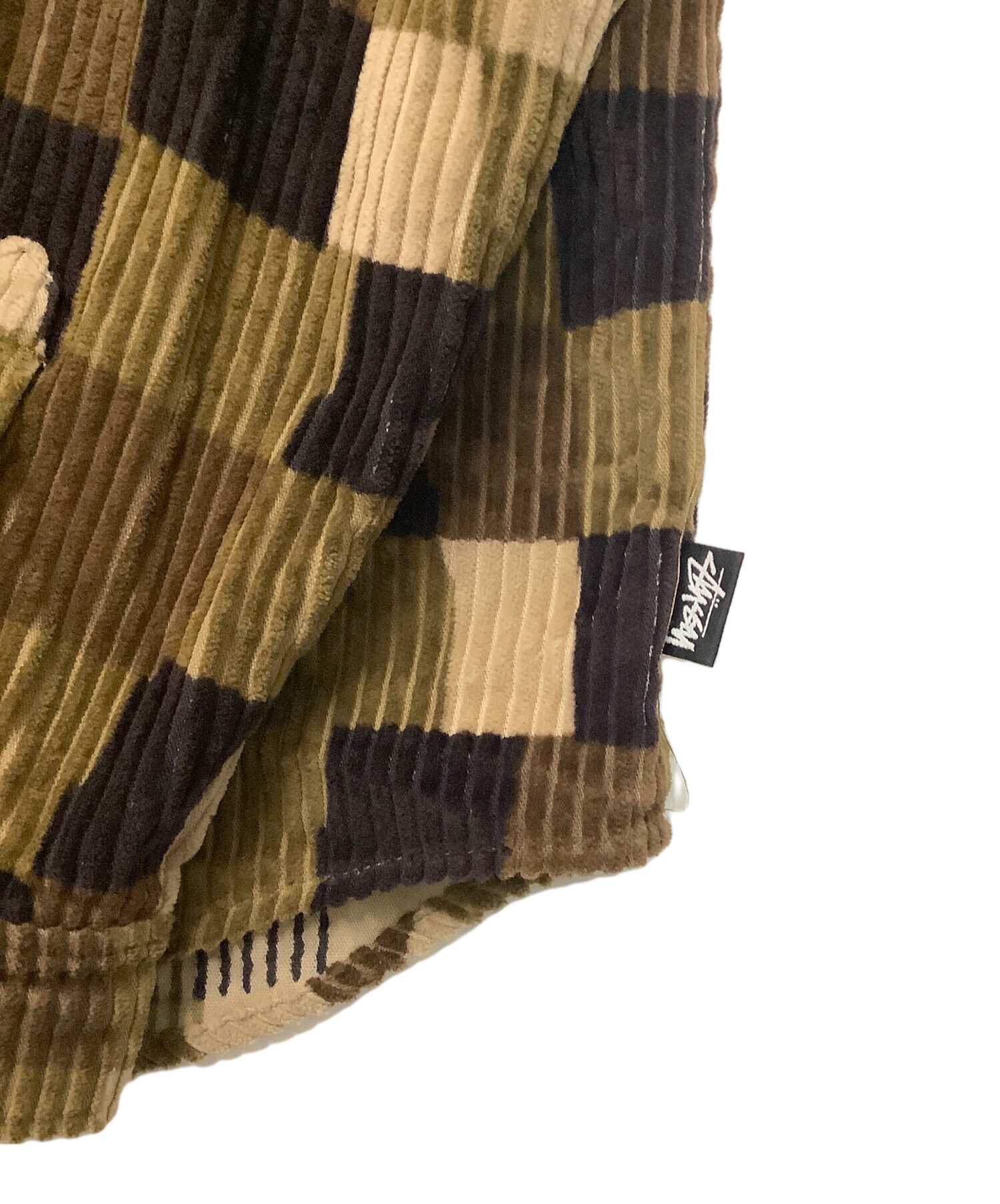 中古・古着通販】stussy (ステューシー) 長袖シャツ ベージュ サイズ:L 中古・古着通販】stussy (ステューシー) 長袖シャツ ベージュ サイズ:L